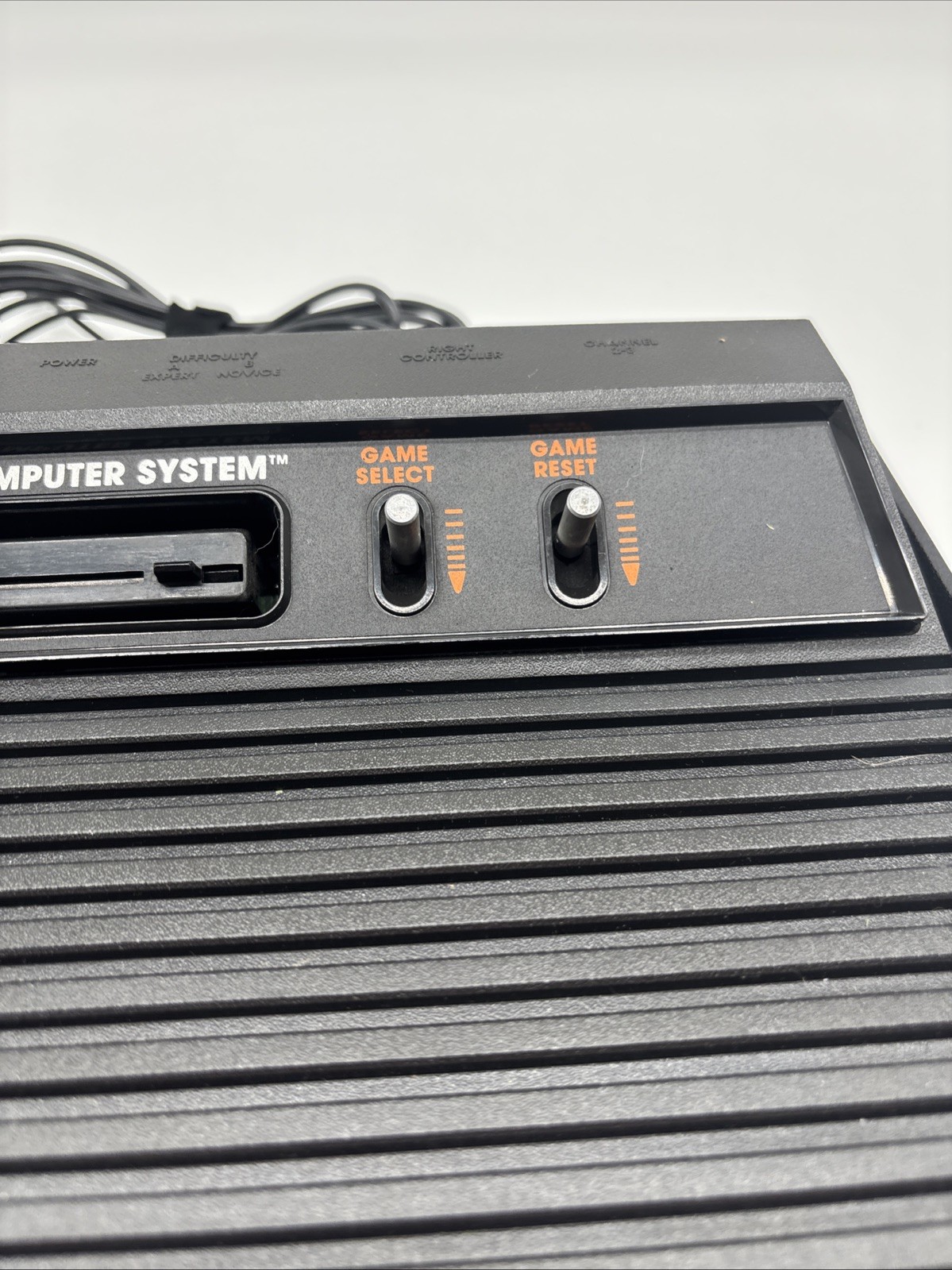 Vintage ATARI 2600 Darth Vader Video Computer System Black Console RECONDITIONED
