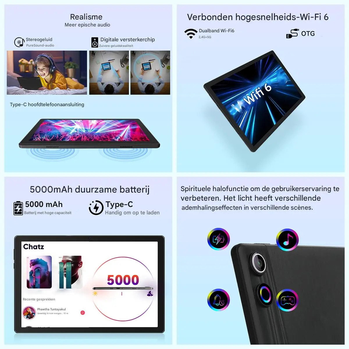 2026 Newest Android 15 Tablet 10 Inch 20GB 64GB Expandable 1TB WidevineL1 GMS