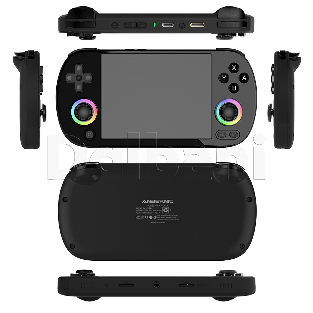 RG40XX H Black Anbernic handheld Game Console 4.0 IPS Screen 64G