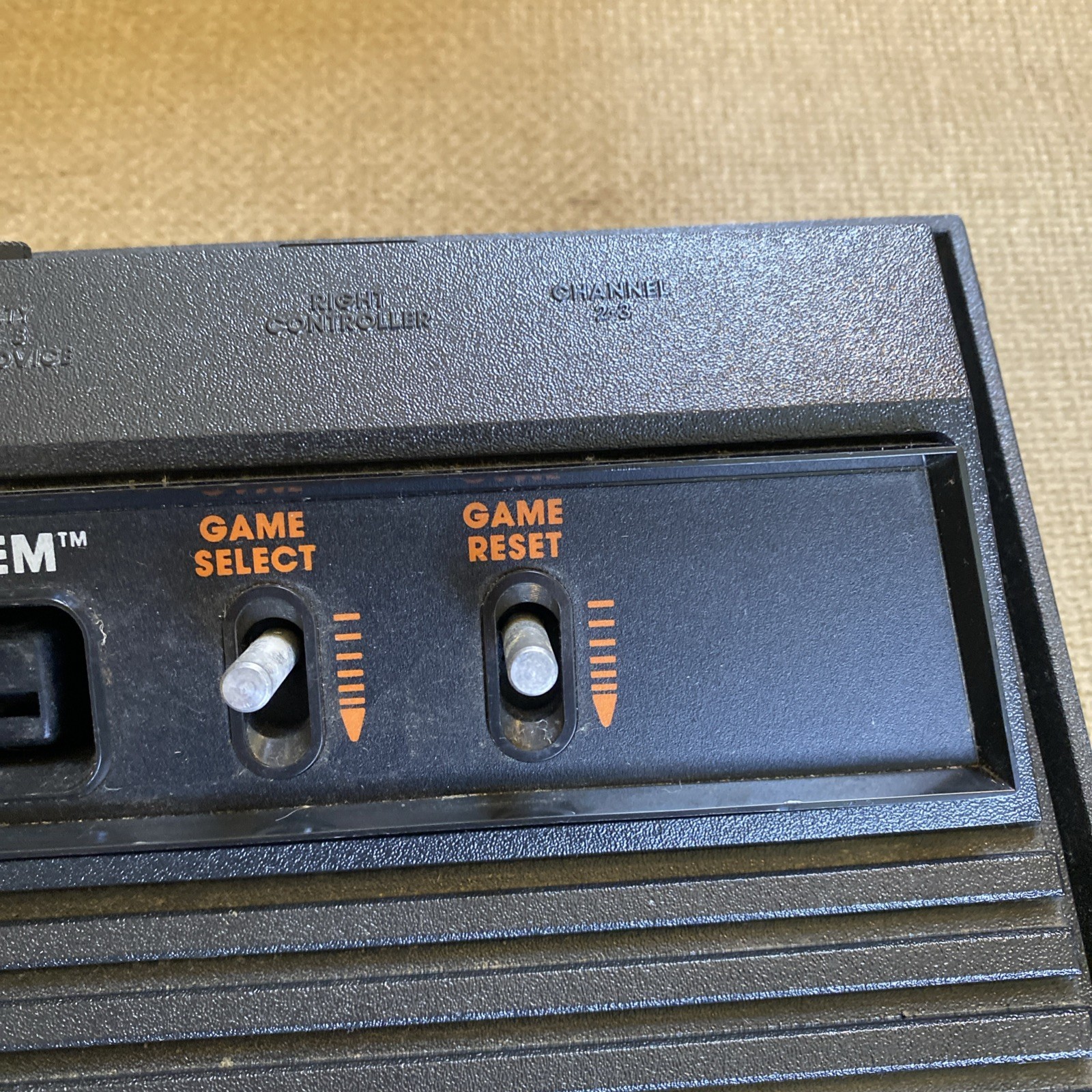 Atari 2600-Console Only-Not working-includes video Selector-PARTS ONLY AS IS