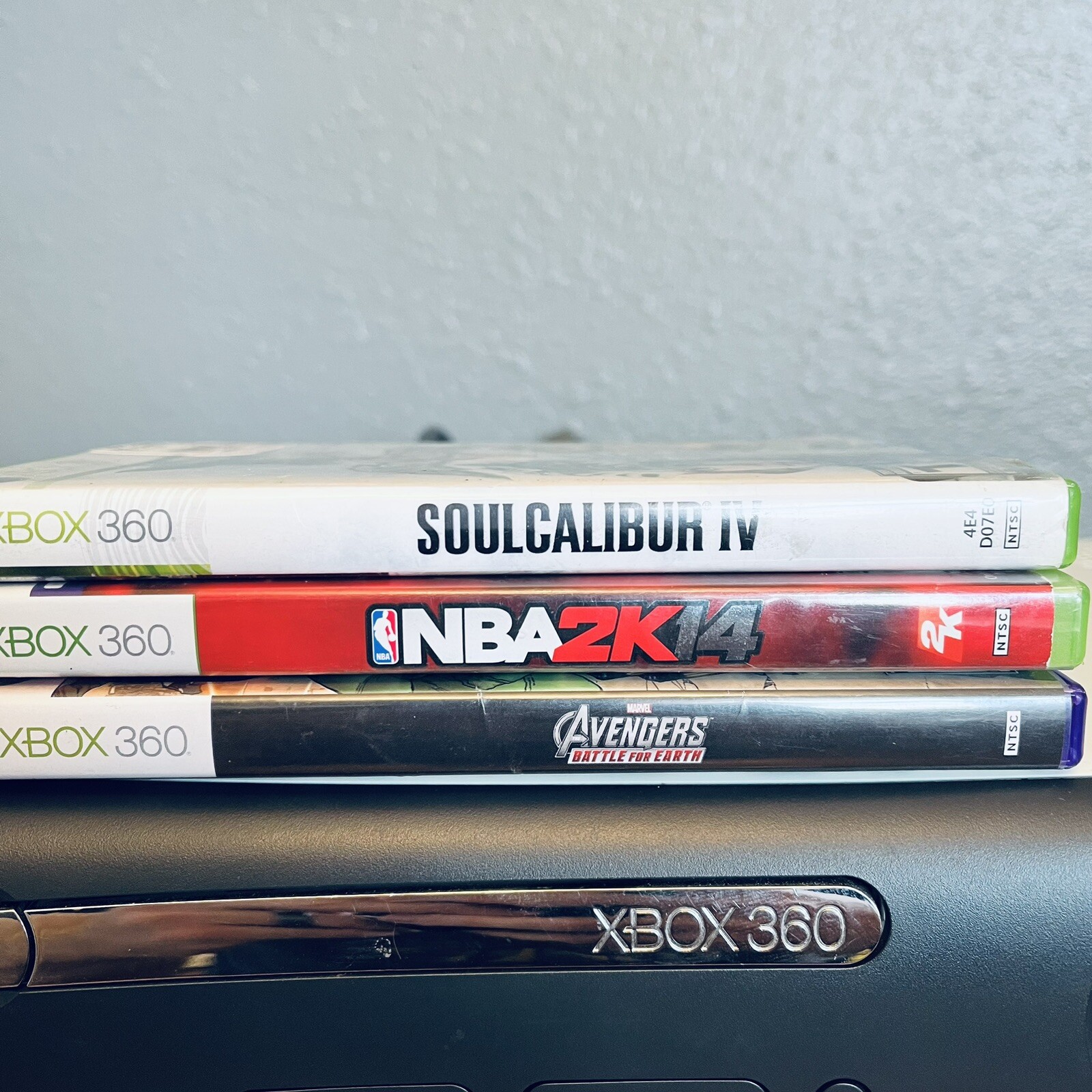 Xbox 360 120GB Console Bundle w/ Cables, MW3 Controller, Games, Nyko Intercooler