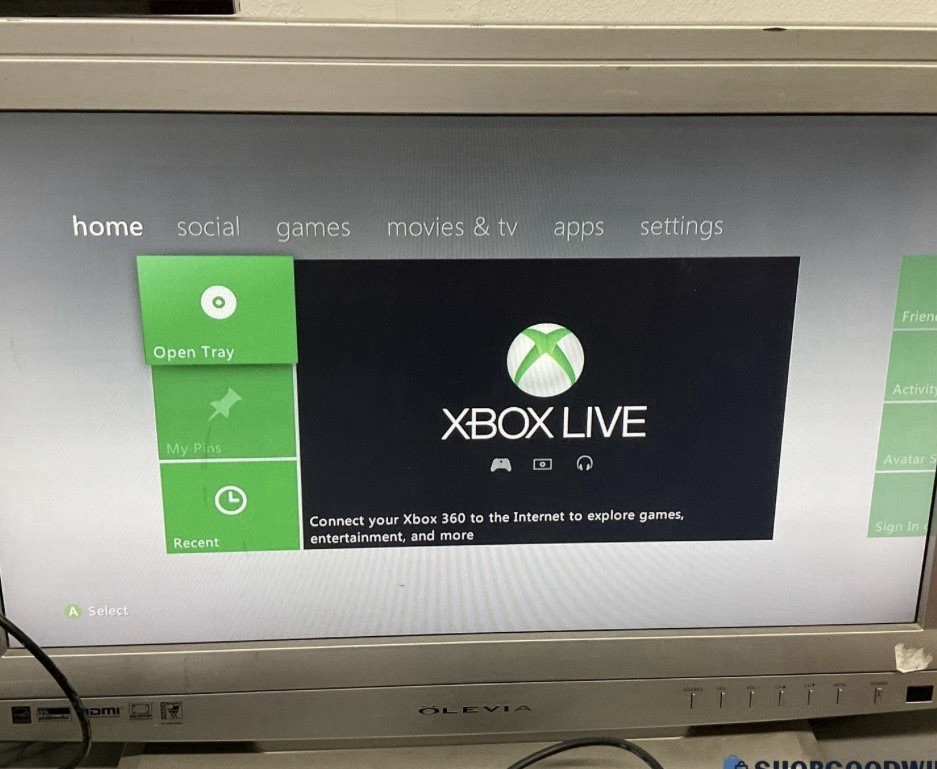 Xbox 360 Elite Console Tested Working OEM Controller Power Supply Game