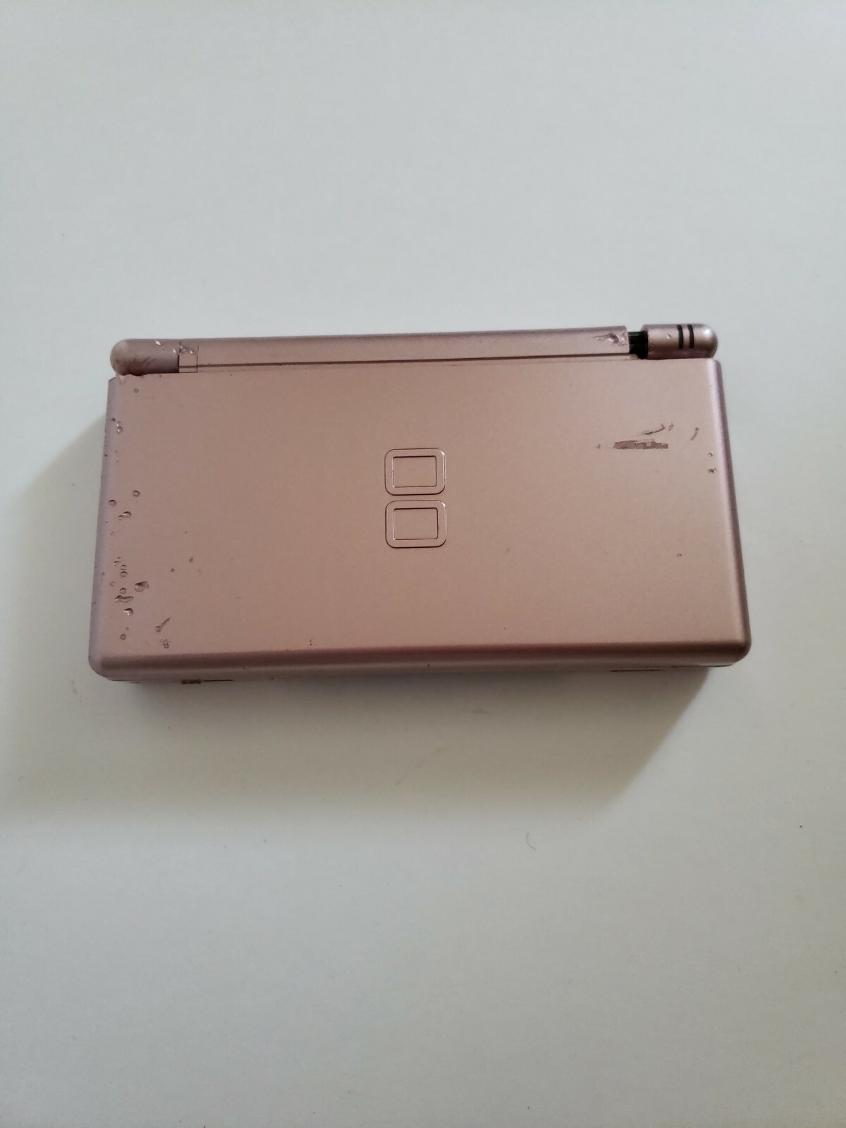 Nintendo DS Lite USG-001 Metallic Rose Handheld System AS IS / FPOR.