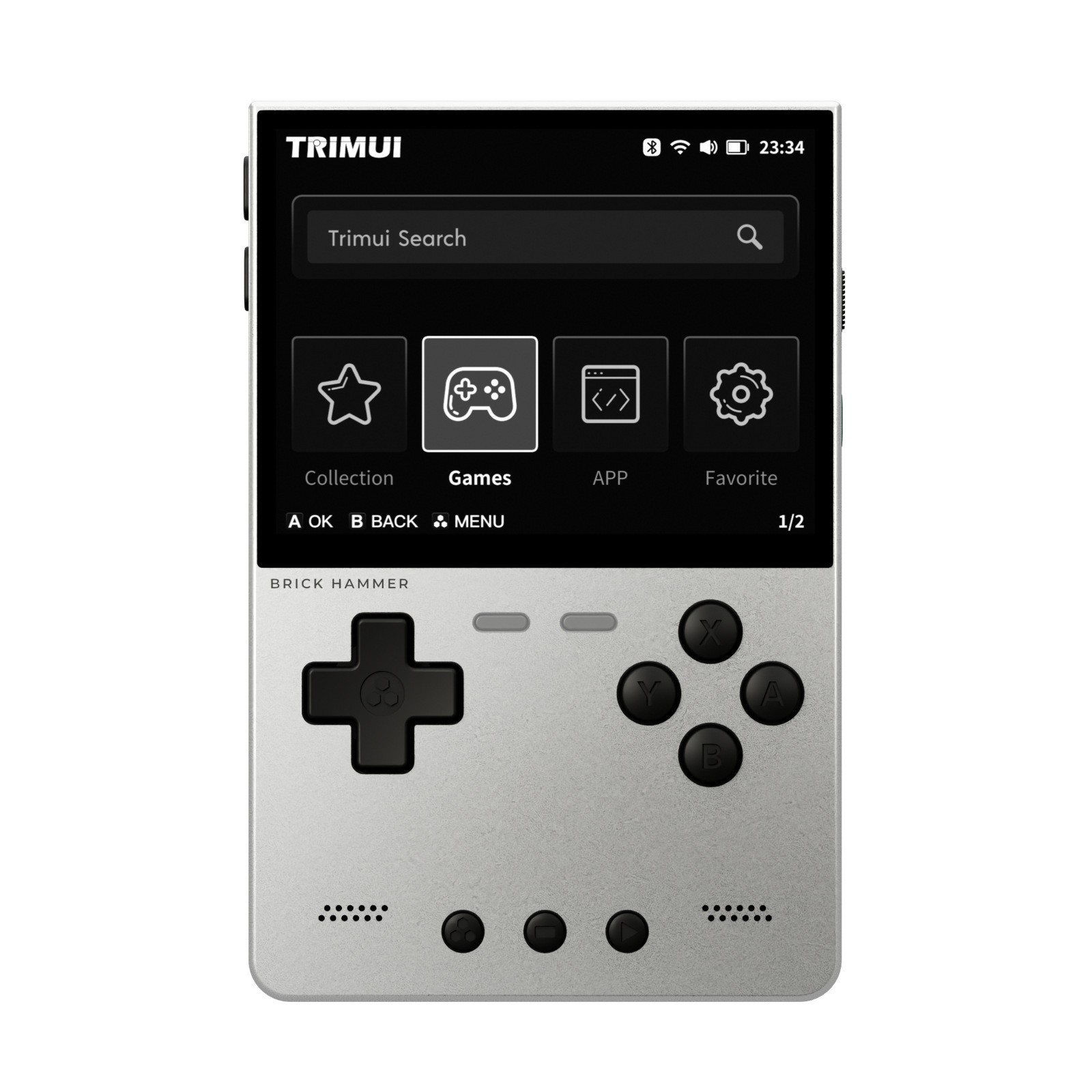 Trimui Brick + Hammer Retro Handheld Video Game Console + 128GB Card + Knulli UK