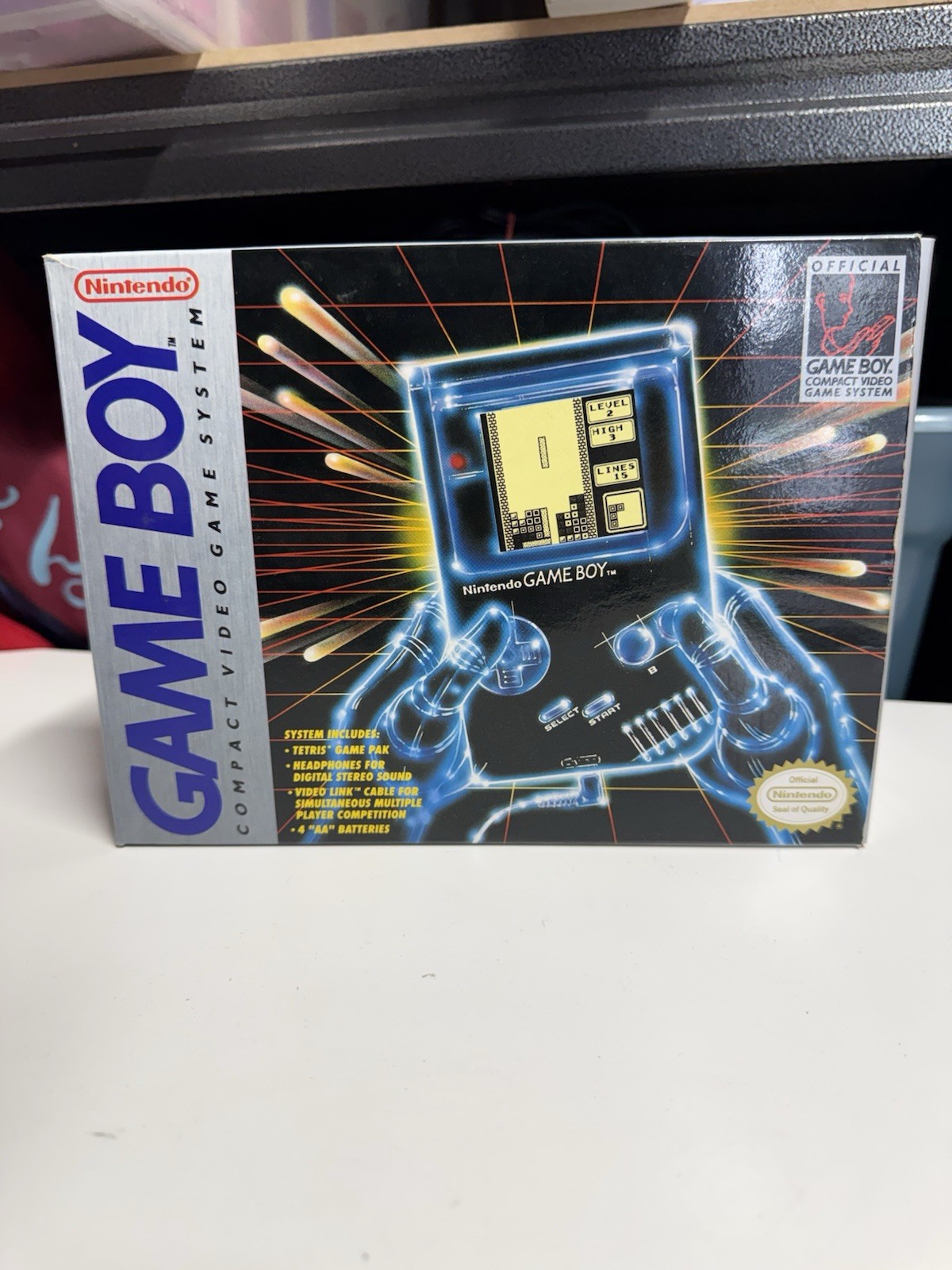 Nintendo Game Boy DMG-01 Console CIB 1989 Excellent Condition Tetris Edition