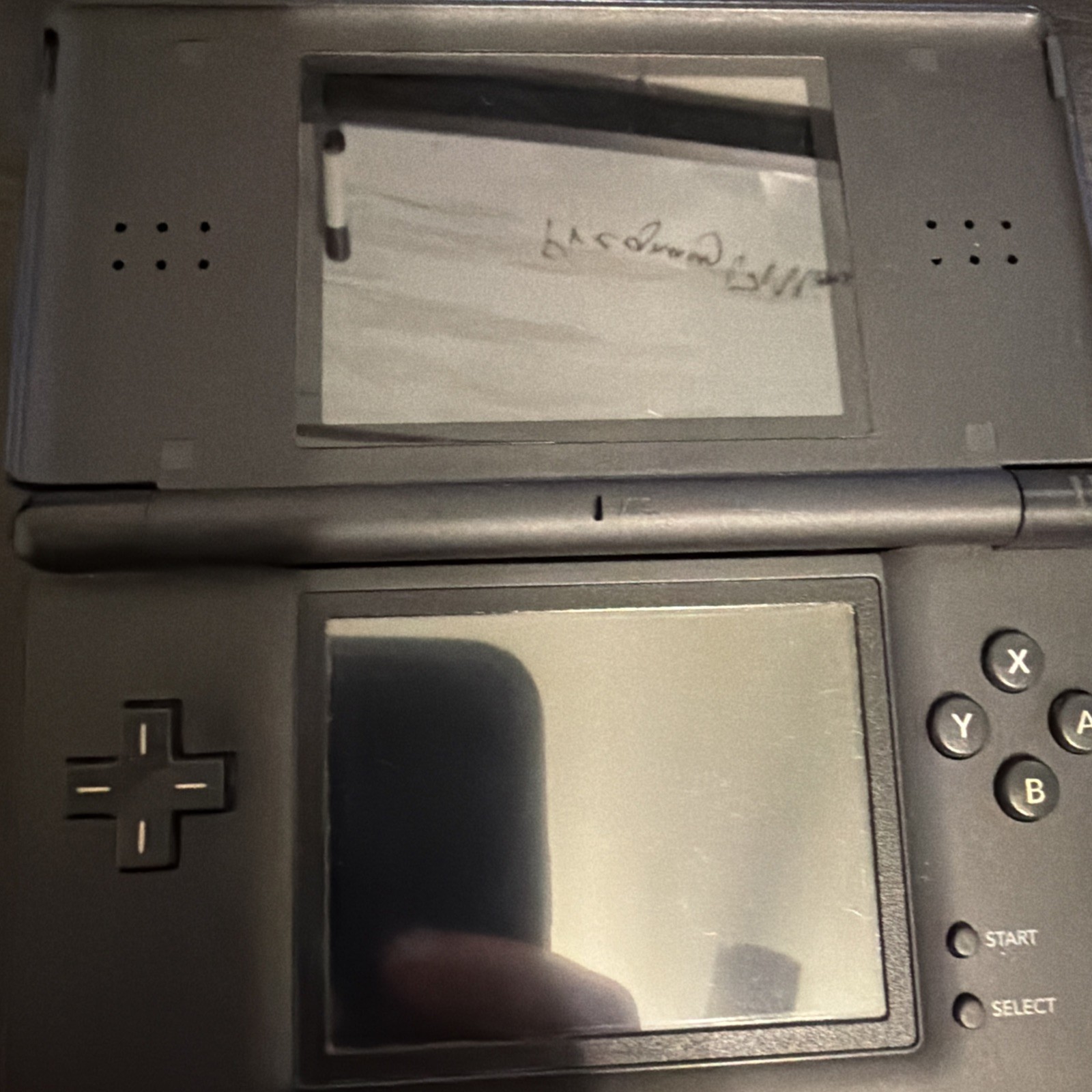 Nintendo DS Lite Handheld System – Cobalt/Black Bad Hinge