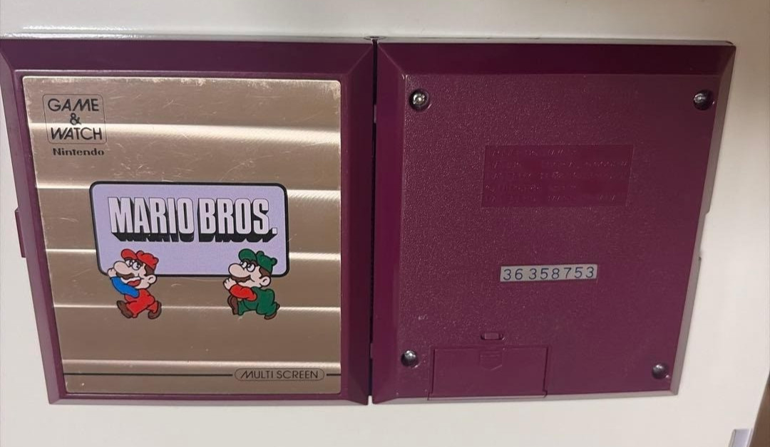 Nintendo Game & Watch MARIO BROS. MW-56 Handheld Console Japan Vintage