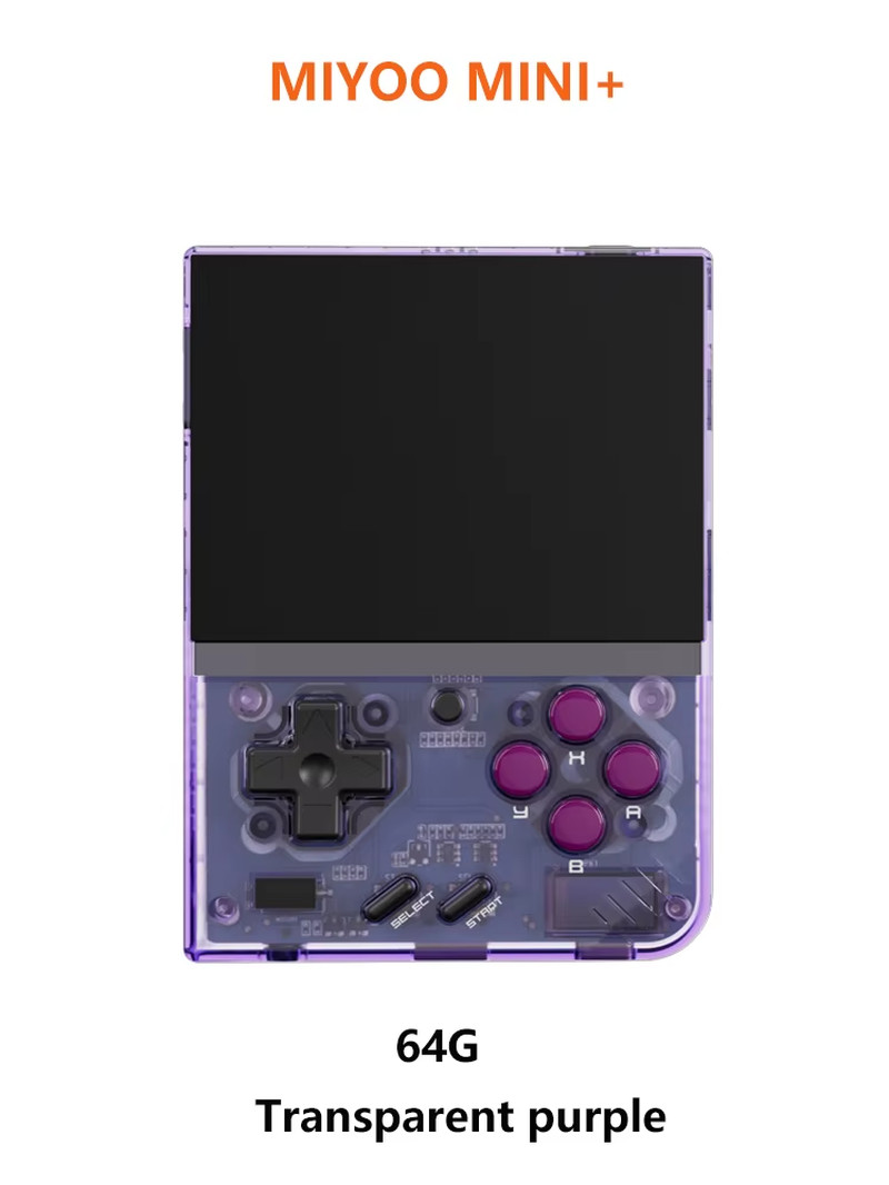 Mini plus Portable Retro Handheld Game Console 3.5-Inch IPS HD Screen Children’S