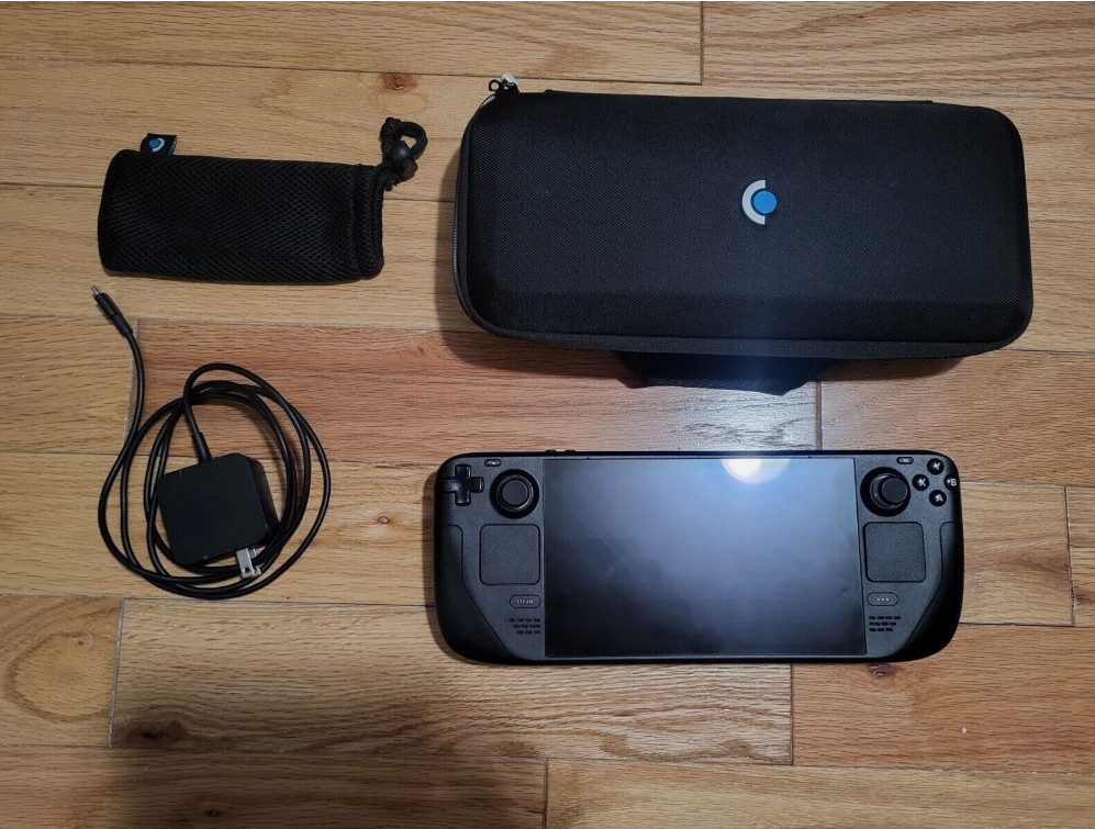 Valve Steam Deck 512GB Handheld Console comes with Case and Charger excellent