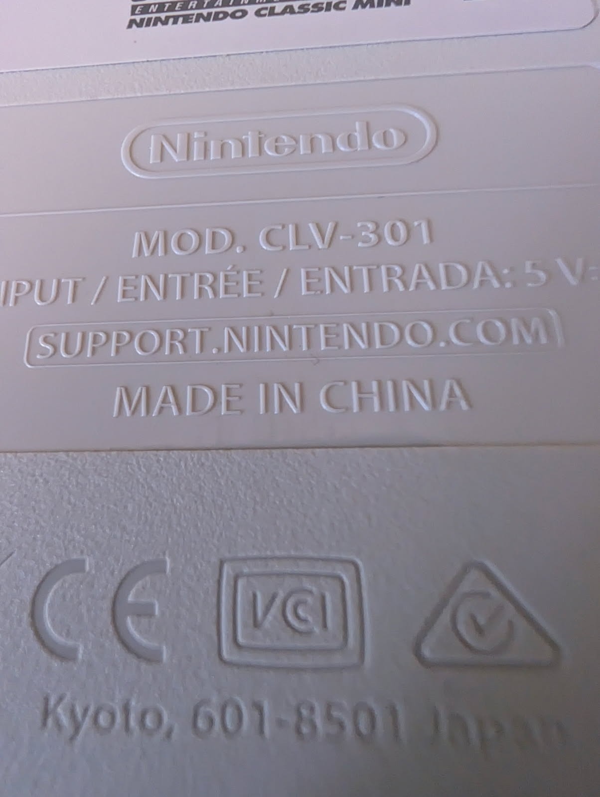 Nintendo Super NES Classic Edition Video Console CLV 301 – Gray (Gently Used)