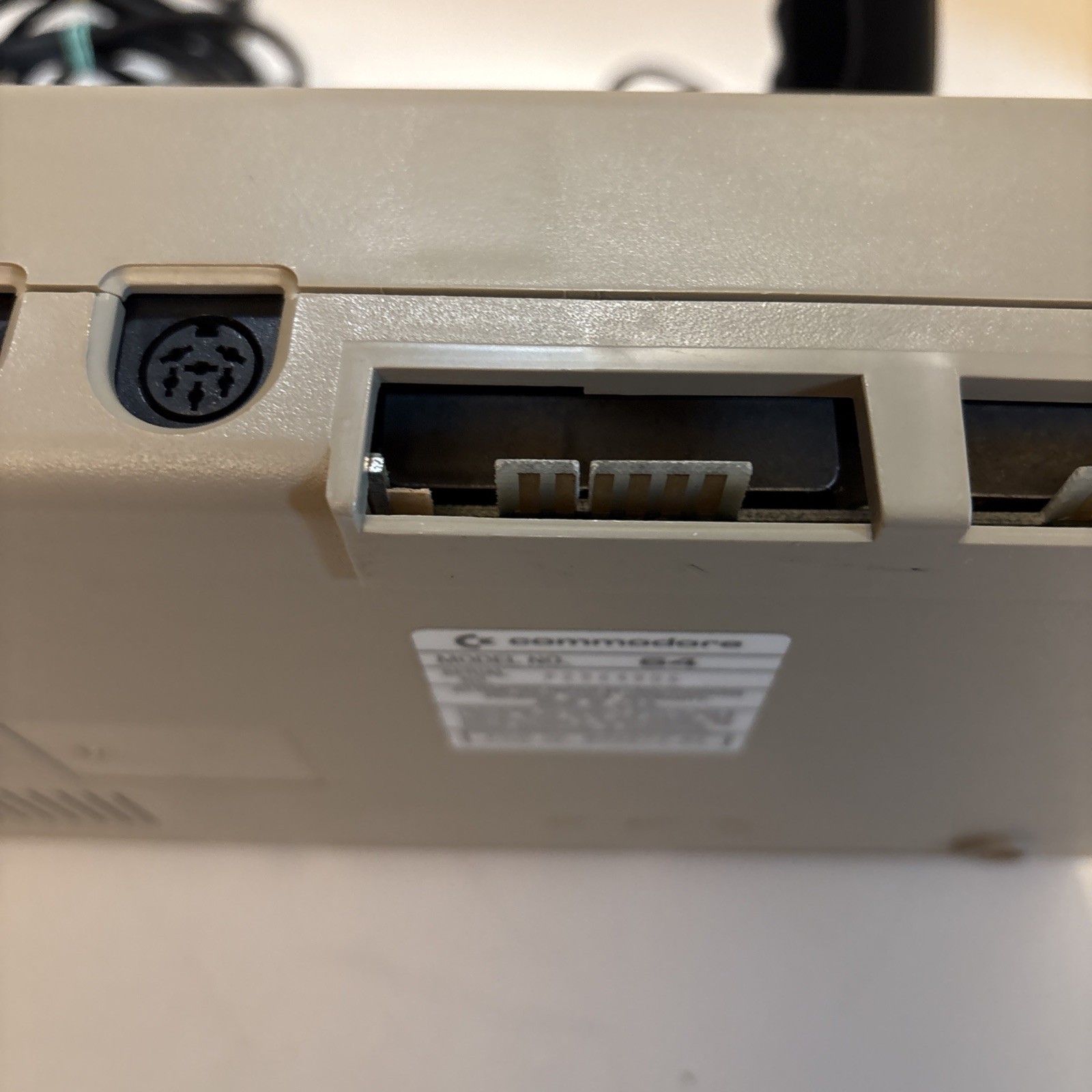 VTG Commodore 64 System W/Original Box POWERS ON PREOWNED W/Joystick