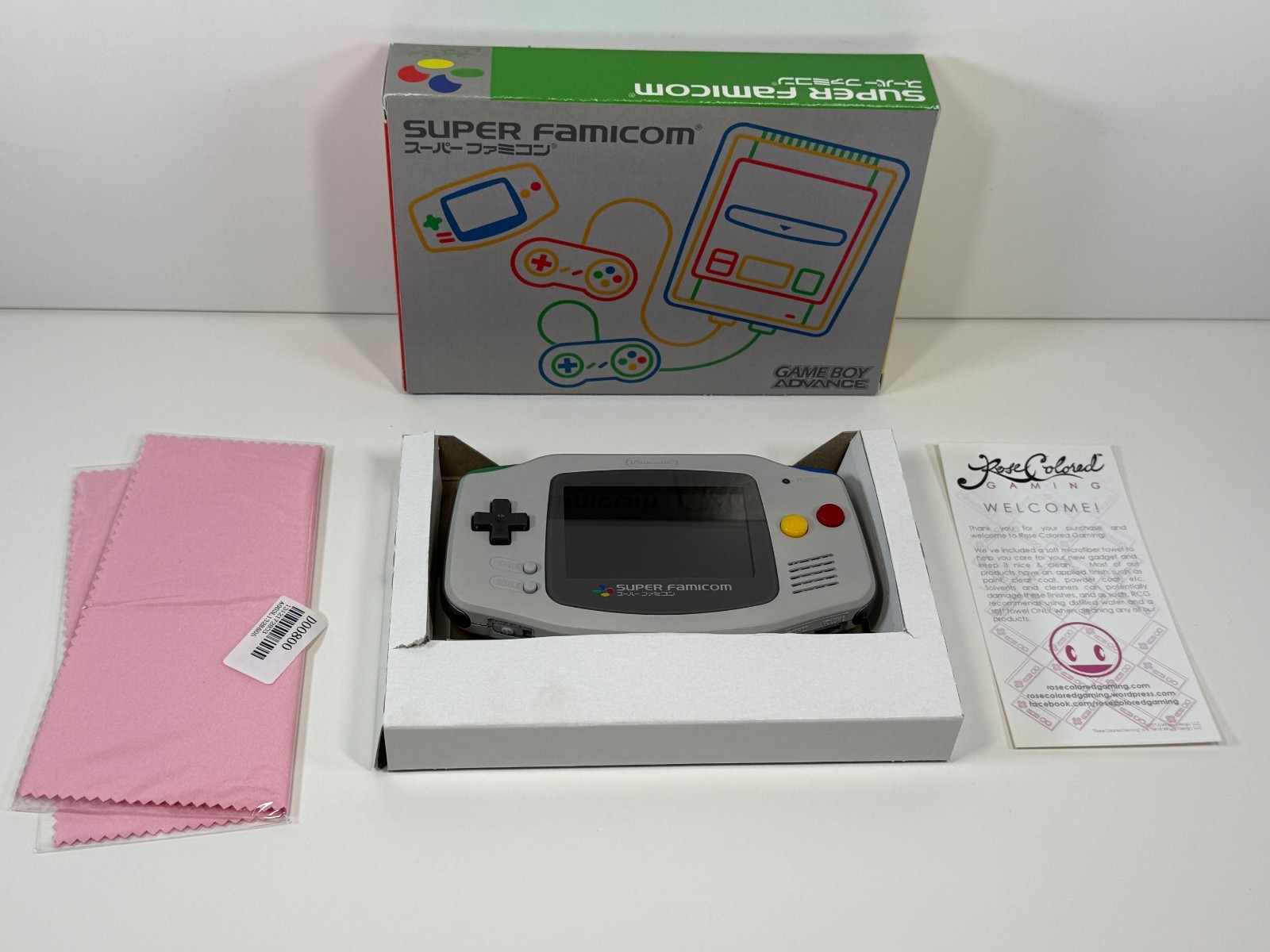 Rose Colored Gaming GBA Super Famicom Theme Limited 1 of 20 2014