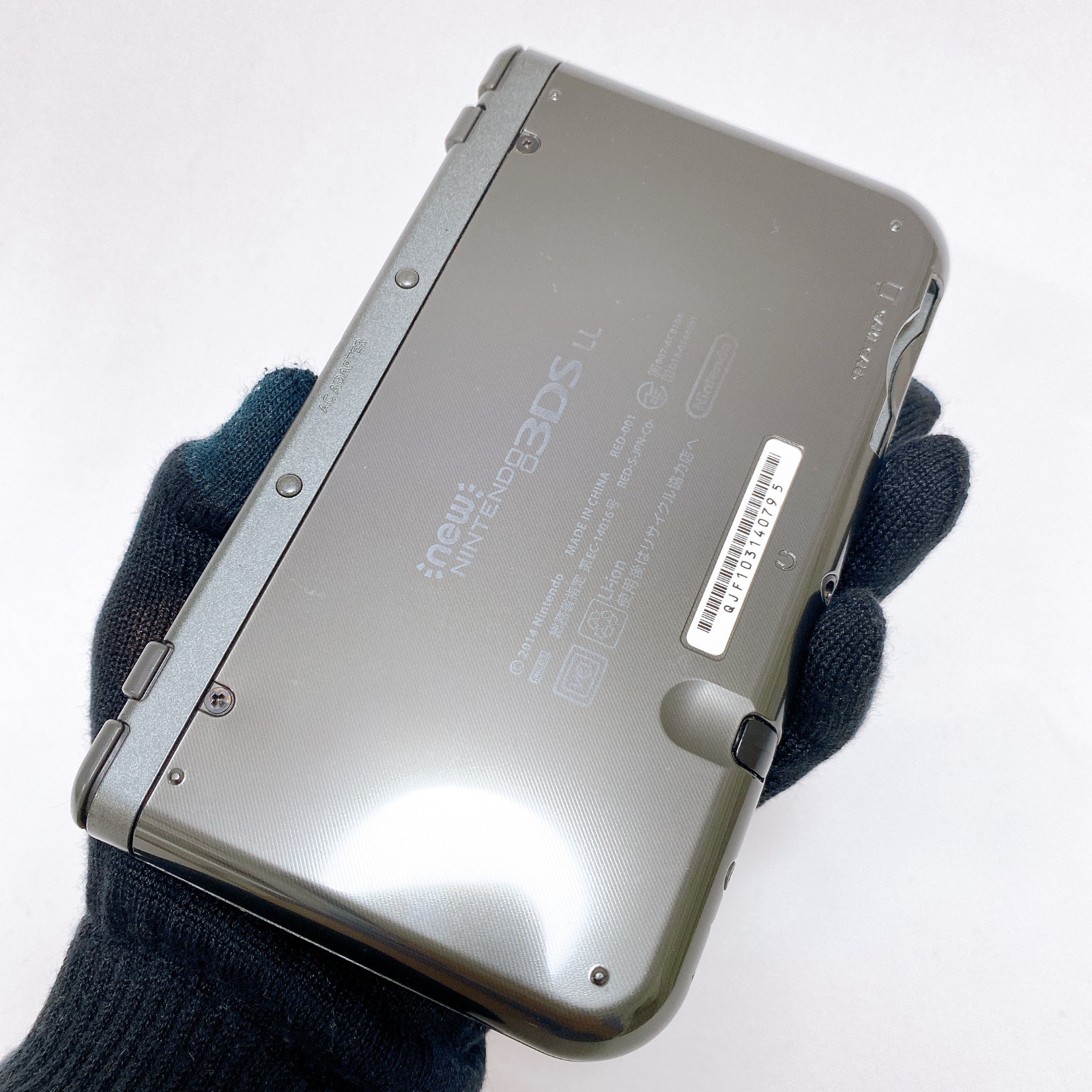 【Top IPS】New Nintendo 3DS LL XL Metallic Black Console Stylus Japan Tested Rare
