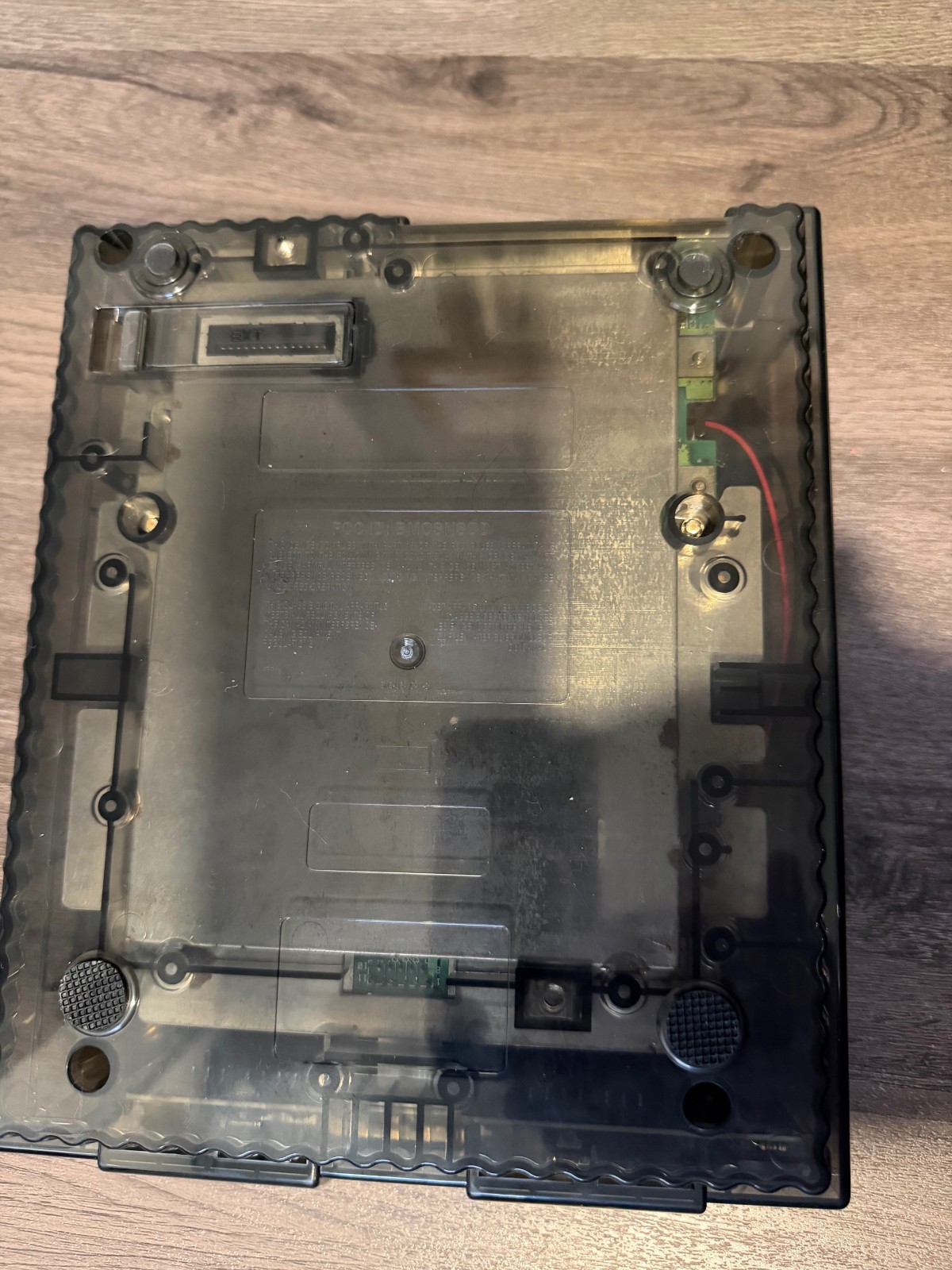 Super Nintendo Console Black Clear Custom Case Reshell, Controller and Cables