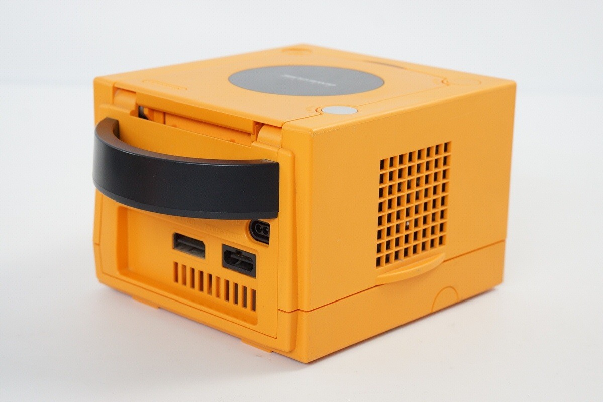 GameCube ORANGE Console DOL-001 JP For Japan Game CD Tested System DNH10323517