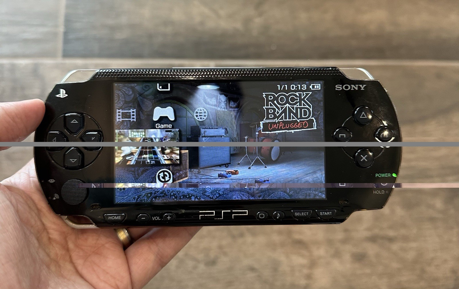 Sony PSP 1000 Black with new battery and charger – Tested, working, clean