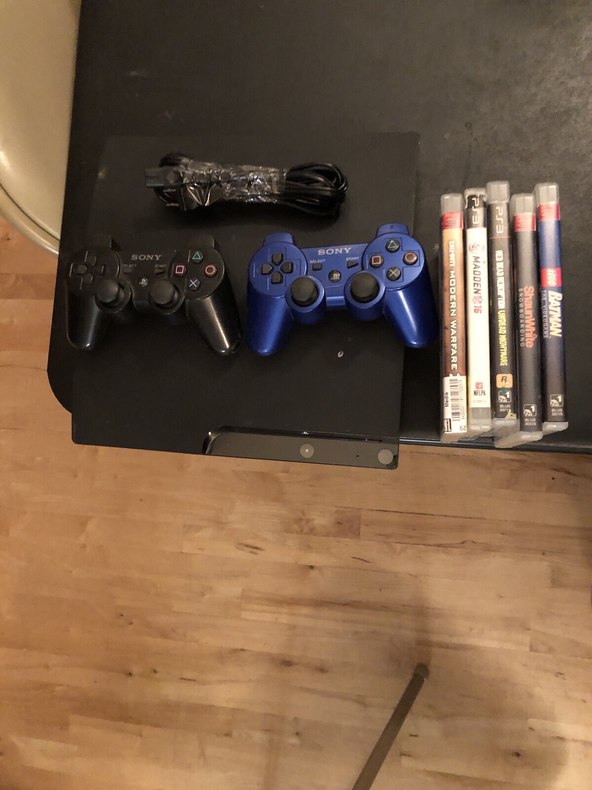 Sony PlayStation 3 Slim 160GB Console – Black With Games