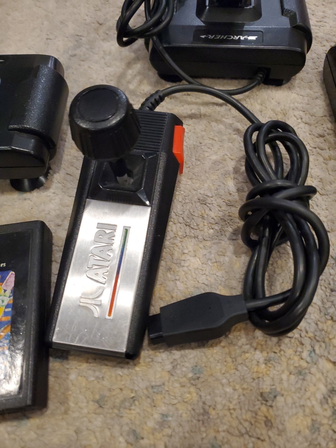 Atari 7800 Pro System Video Game Console, Games & Controllers UNTESTED Lot Of 16