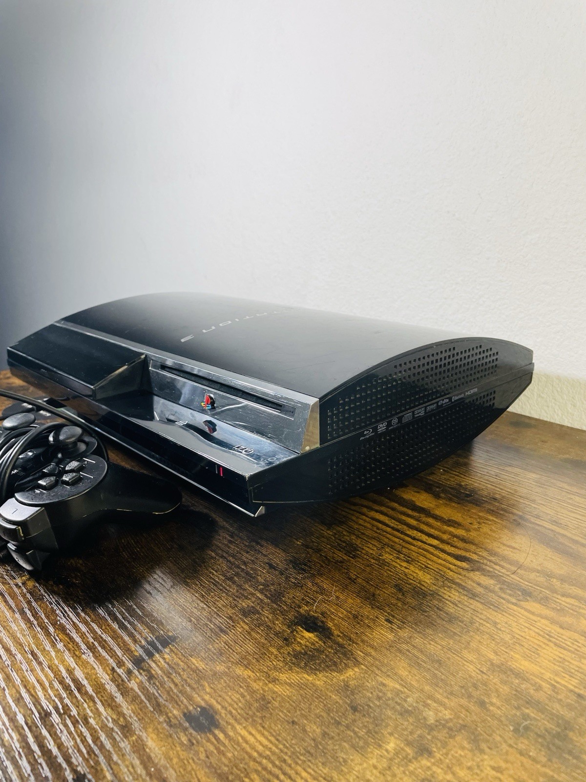 Sony PlayStation 3 PS3 Black Backwards Compatible 1080p HDMI YLOD FOR PARTS READ