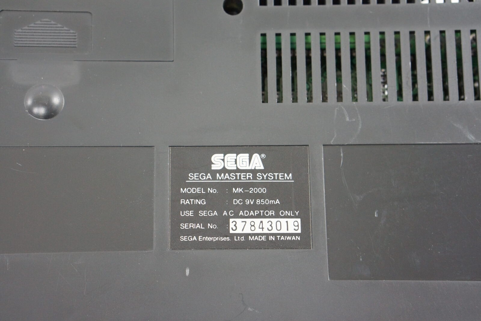 MASTER SYSTEM Console System Boxed Tested MK-2000 SEGA FM Sound 37843019