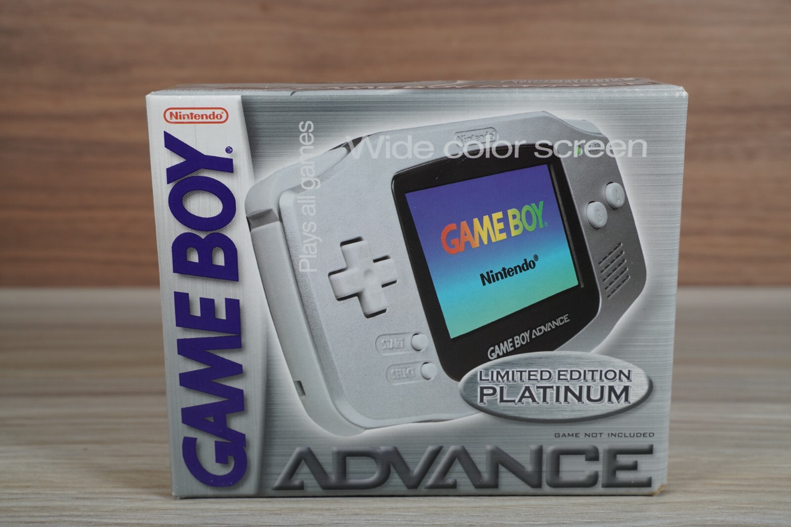Nintendo Game Boy Advance Limited Edition Platinum : BRAND NEW FACTORY SEALED