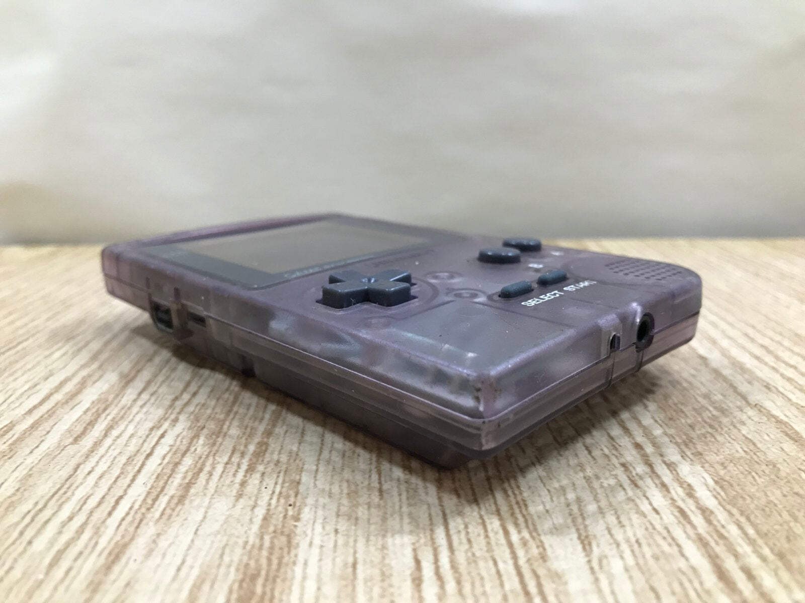 GameBoy Pocket Clear Purple Console Nintendo Japan – Not Working LG9025