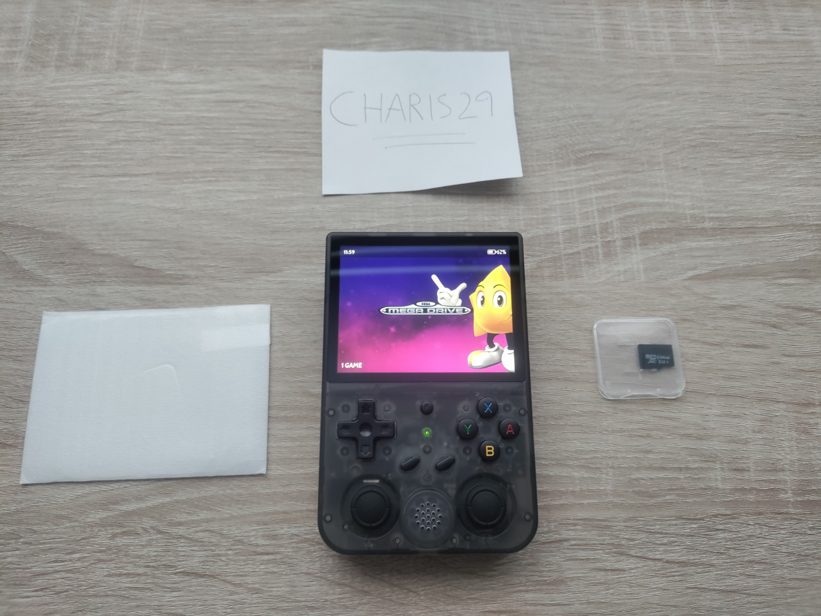 ANBERNIC RG353V Retro Handheld Game Console 64GB TF Card Dual OS Android Linux