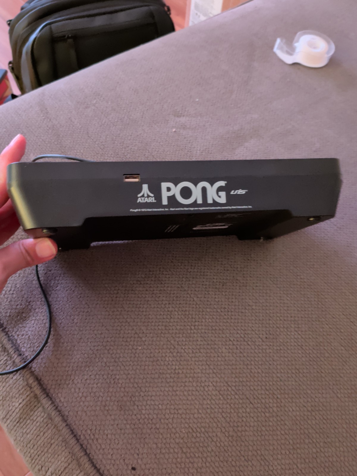 ATARI MINI PONG JR HANDHELD ARCADE GAME PORTABLE UNIS CONSOLE