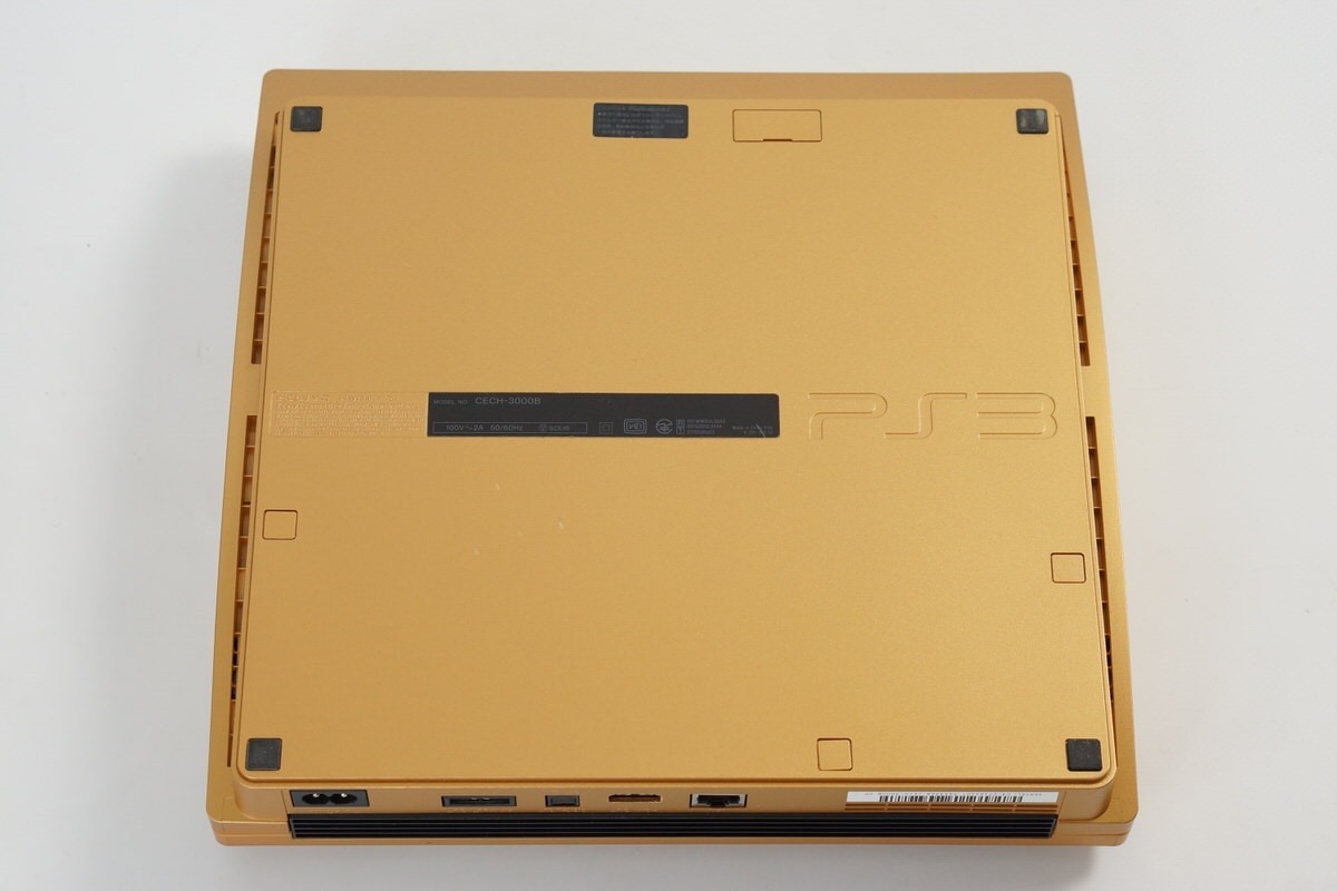 PS3 Playstation3 ONE PIECE GOLD Console CECH-3000B 320GB Tested System 68