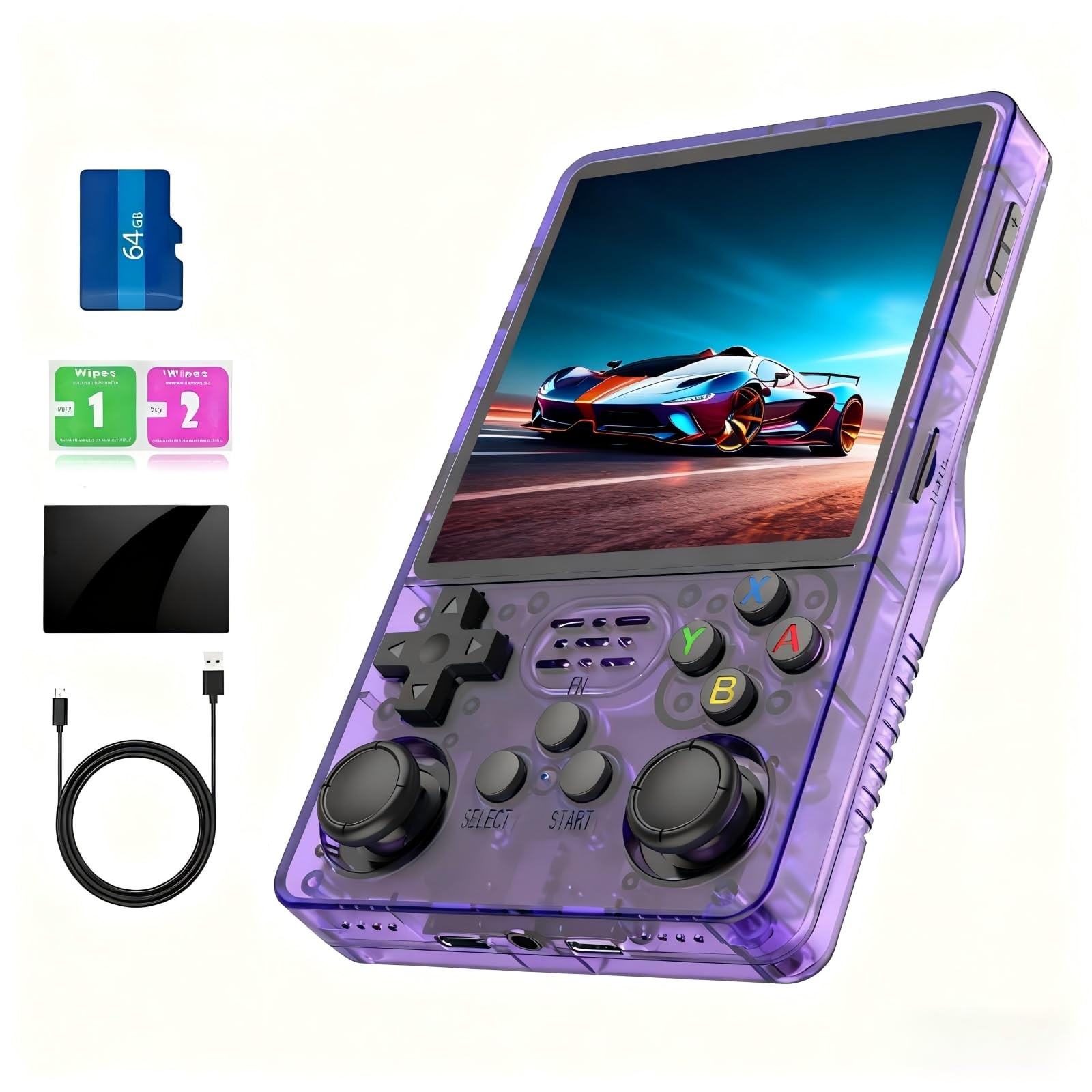 R36Plus Retro Handheld Gaming Console, 4.0″ IPS Screen , Runs ArkOS System ,6…