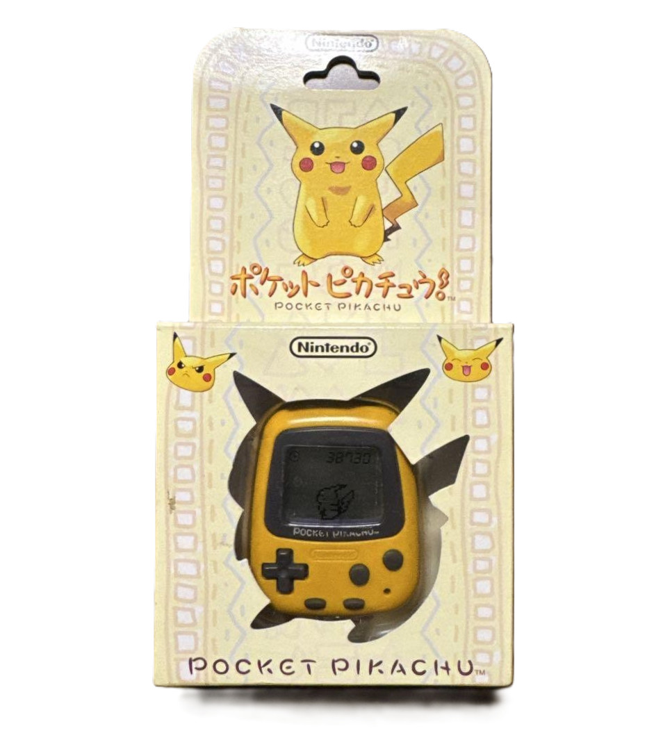 Nintendo Pocket Pikachu Pokemon Pedometer Complete in Box Virtual Pet Tested JP