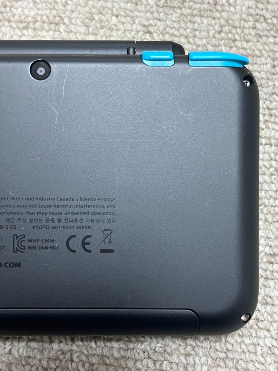 New Nintendo 2DS XL LL Black Turquoise Console Japanese B823