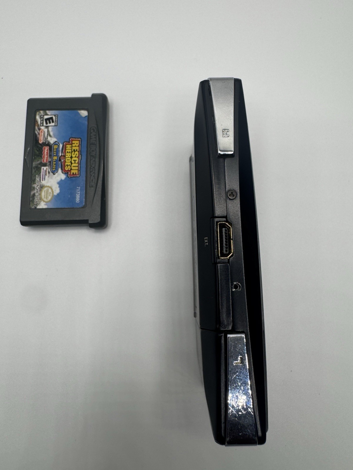 Nintendo Game Boy Micro Silver & Black Handheld Console