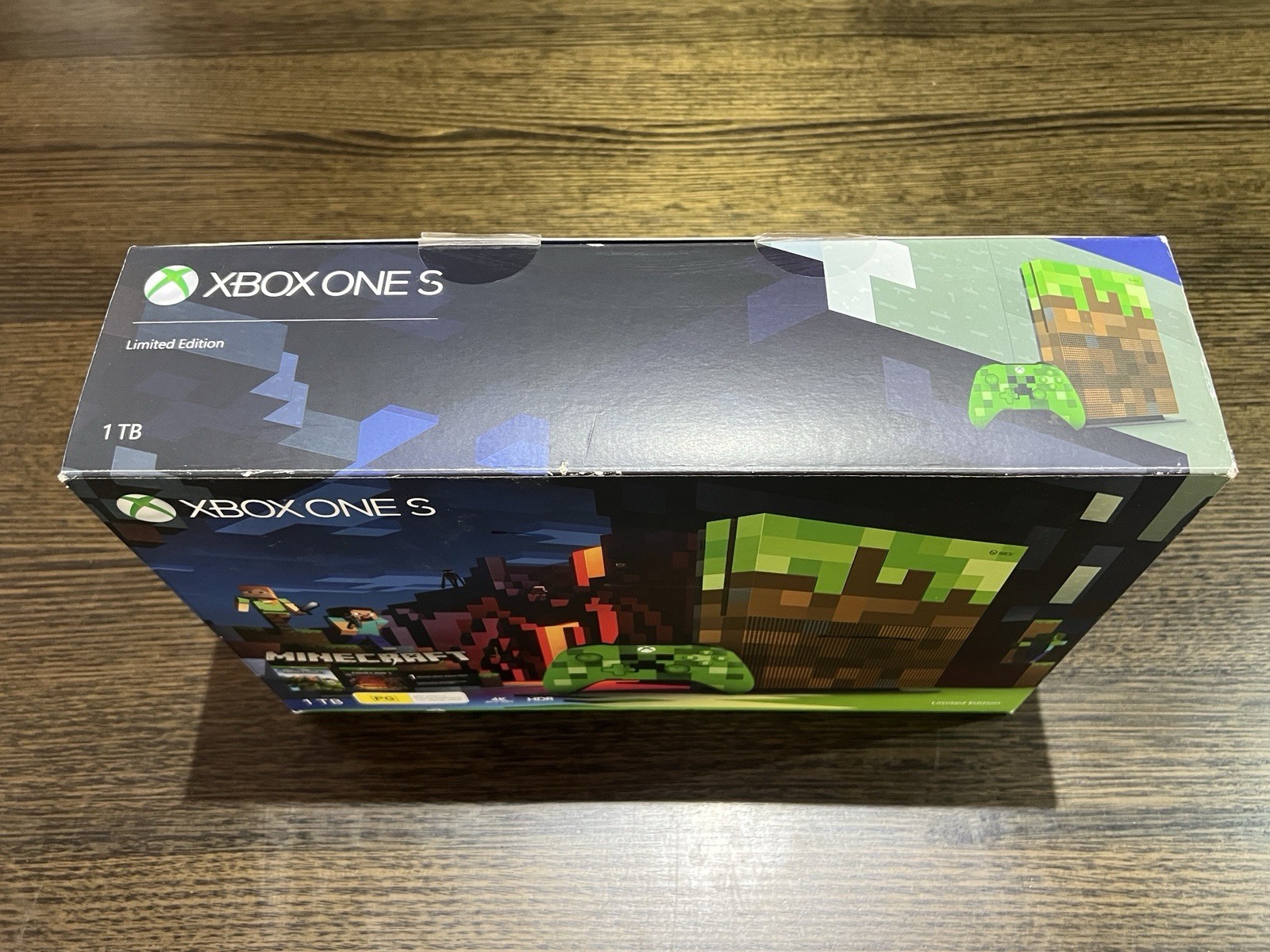 Microsoft Xbox One S 1TB Minecraft Limited Edition Console – Excellent Condition