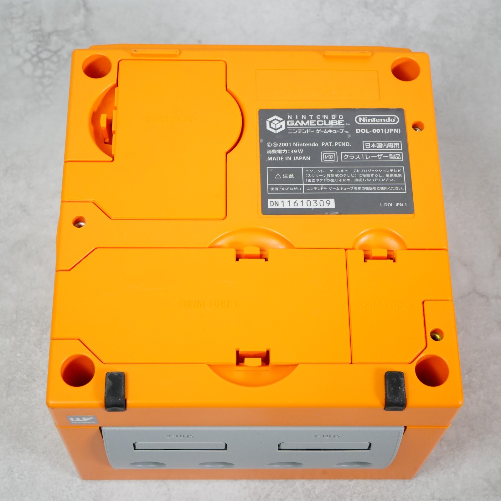 Nintendo GameCube Spice Orange Console NTSC U-C/J Region Switch Mod From JAPAN