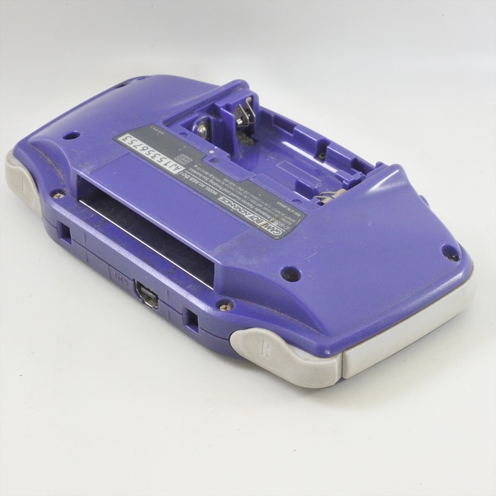 JUNK Gameboy Advance Console Violet AGB-001 NotWorking NO cover Nintendo 753 JP