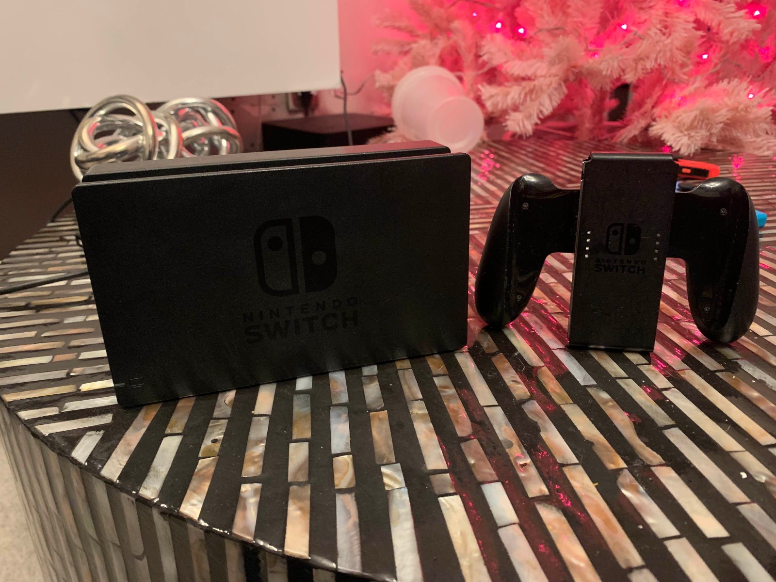 Nintendo Switch 32GB Handheld Console With HDMI Dock – Neon Red/Neon Blue