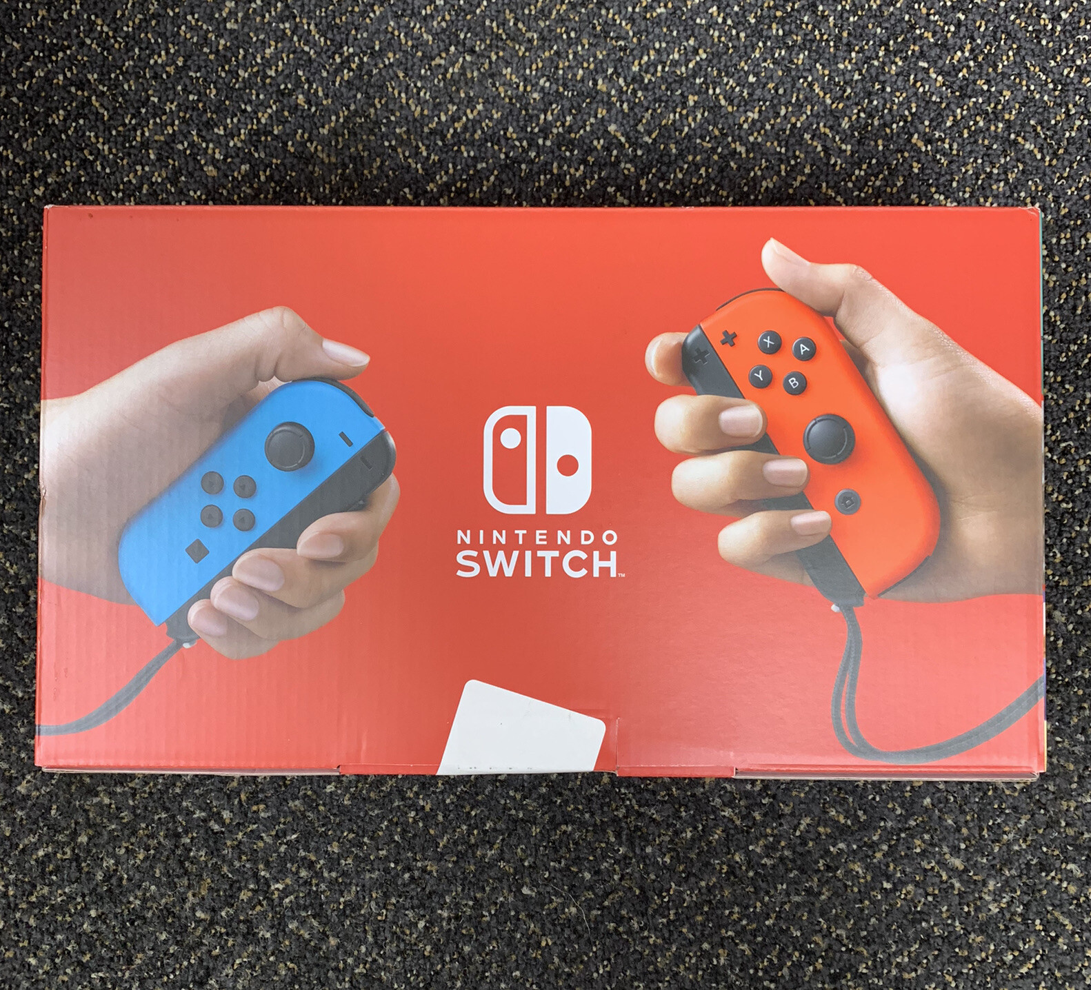 *NEW & READY TO SHIP* Nintendo Switch Gray Console With Neon Blue & Red Joy-Con