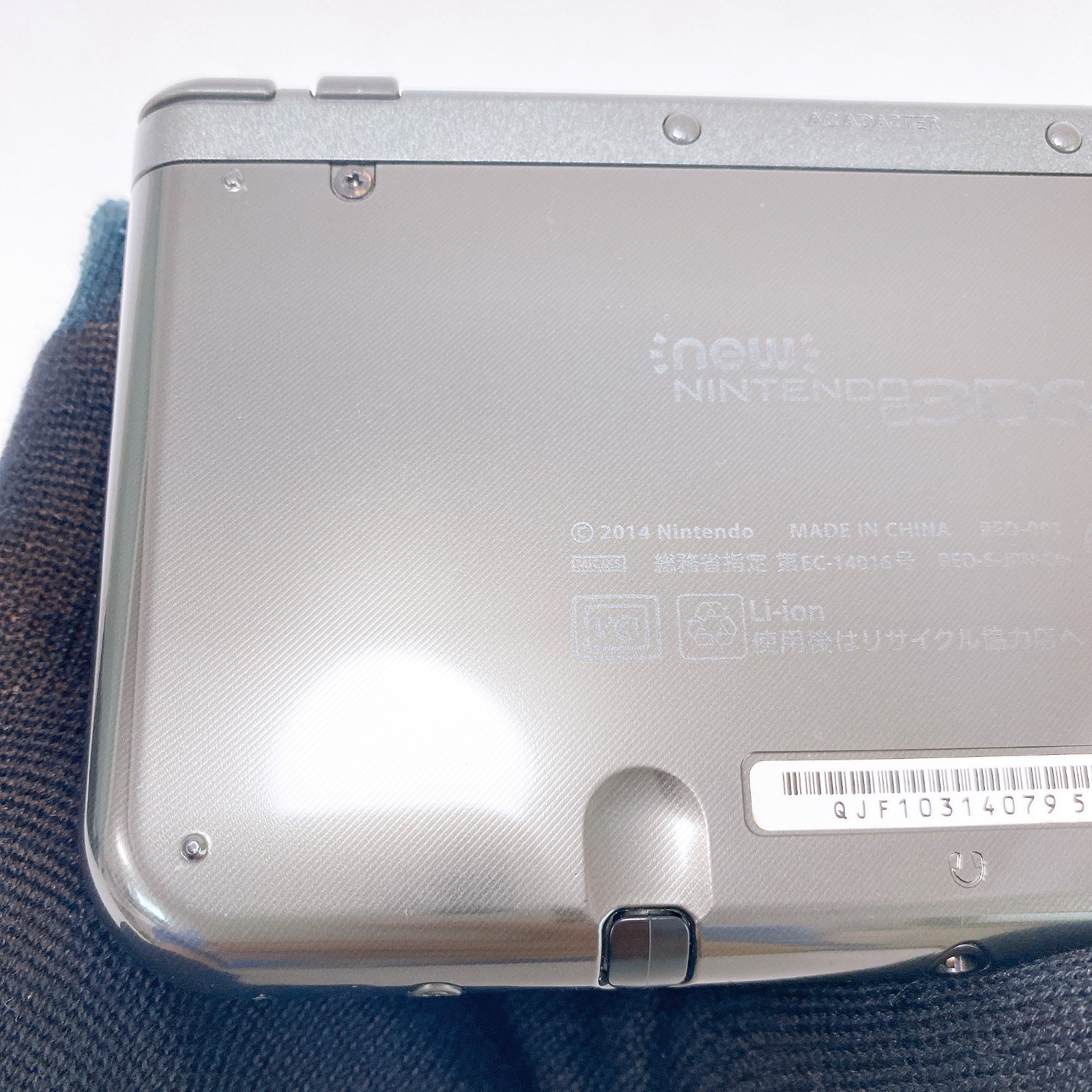 【Top IPS】New Nintendo 3DS LL XL Metallic Black Console Stylus Japan Tested Rare