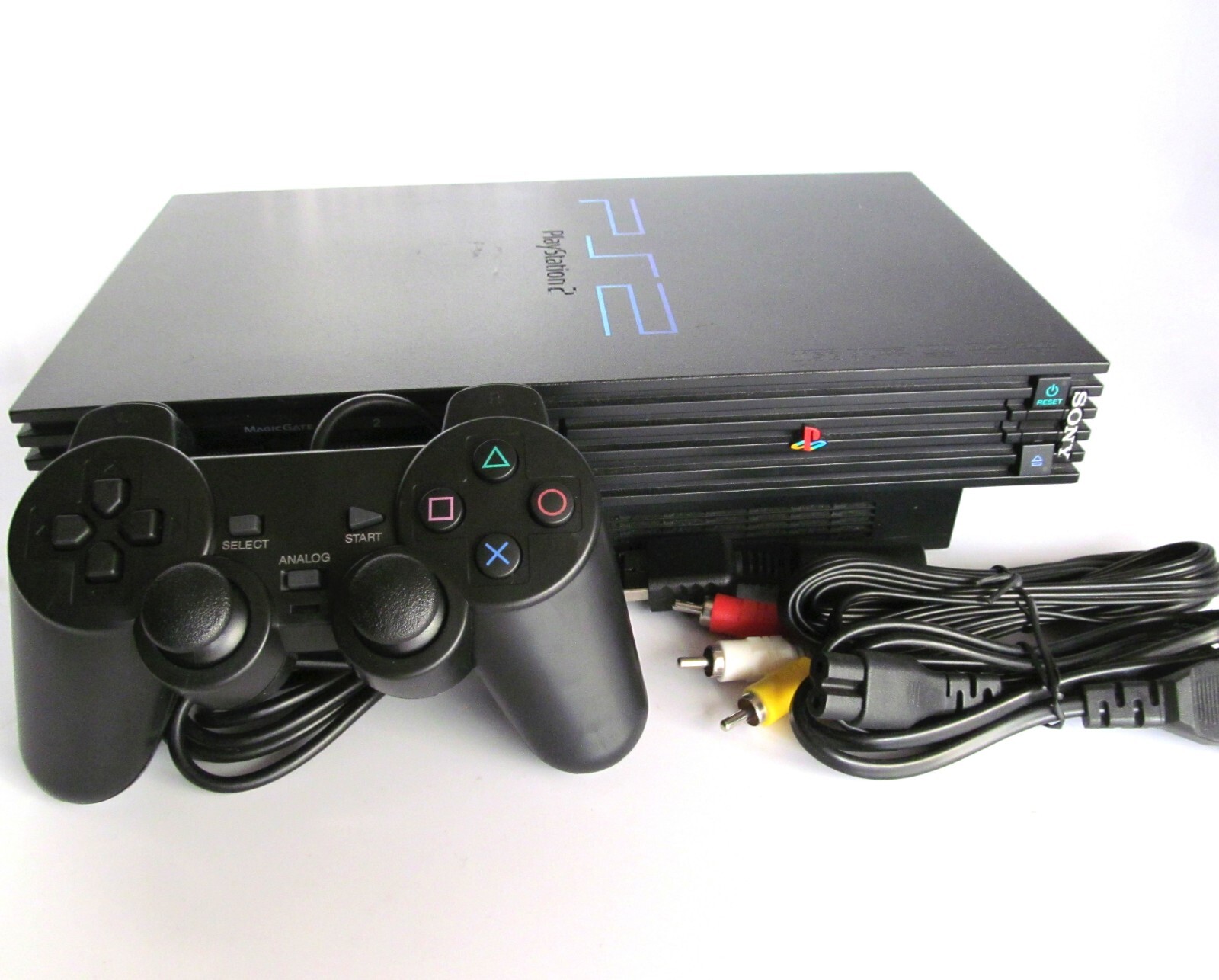 Sony Playstation 2 Console PS2 FAT with BRAND NEW wireless controller