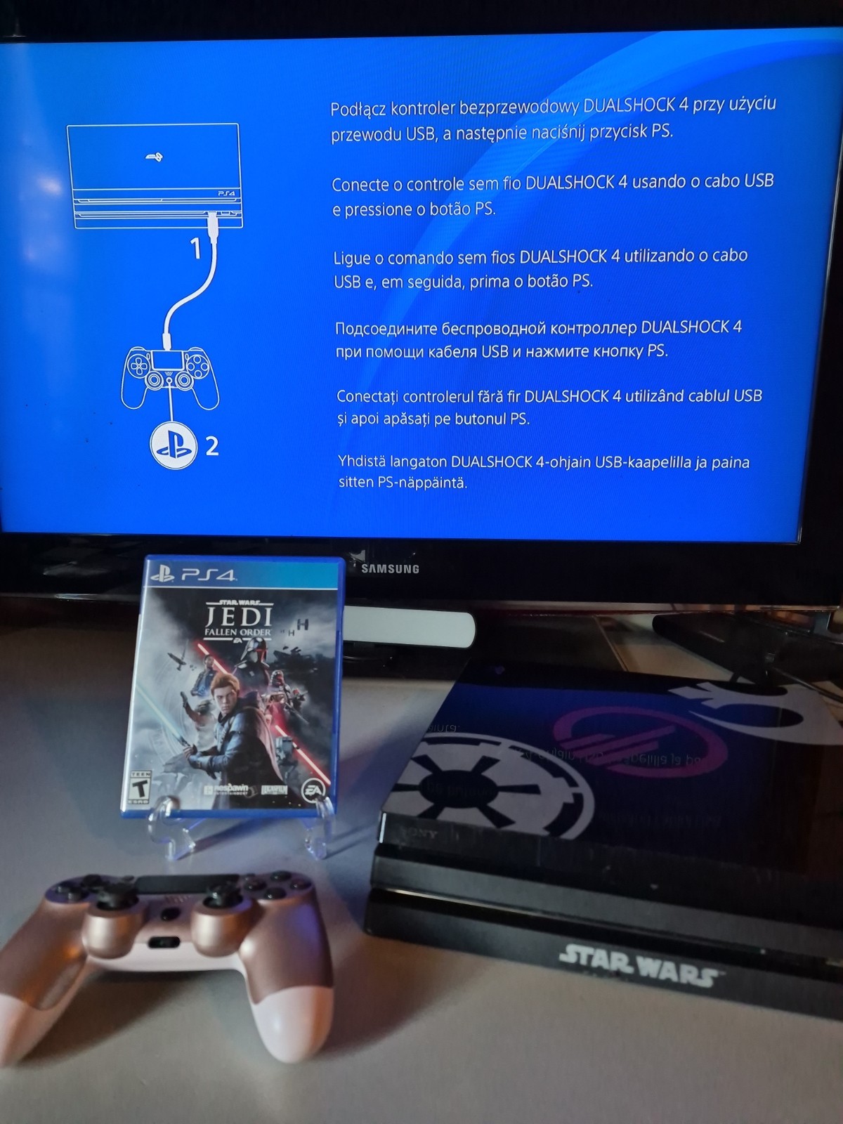 🔥Sony PlayStation 4 Pro STAR WARS Battlefront II Edition PS4 1TB Tested
