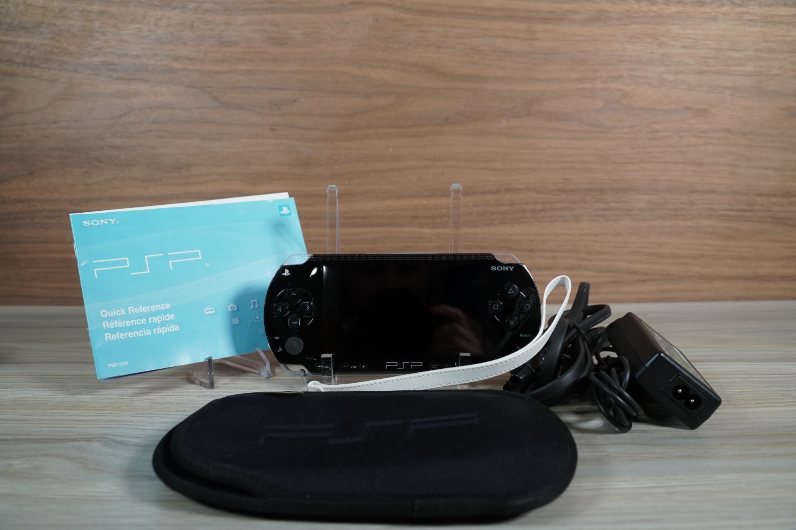 Sony PSP-1001 Black Console W/ OEM Charger & paperwork SUPER CLEAN!