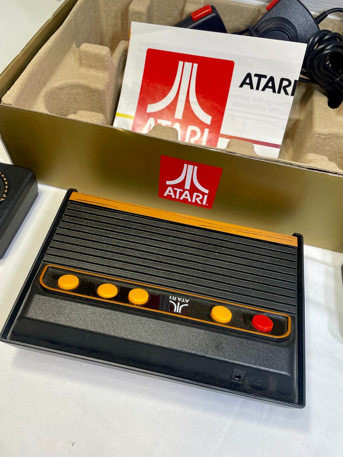 Atari Flashback 8 Gold Deluxe HDMI Retro Console 120 Games 2 Controllers + More