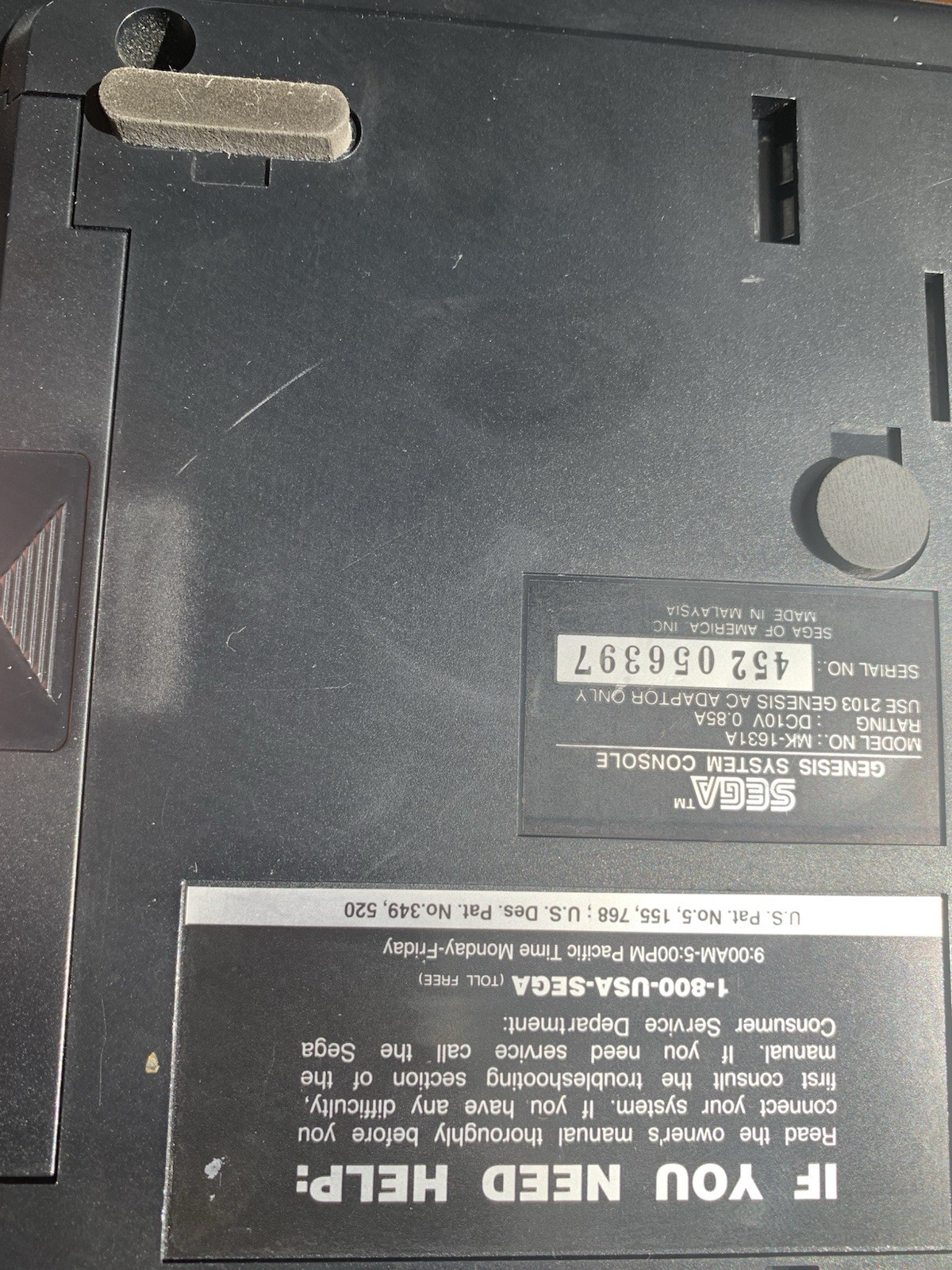 Original OEM Sega Genesis System Model 2 Console Complete w/ Games
