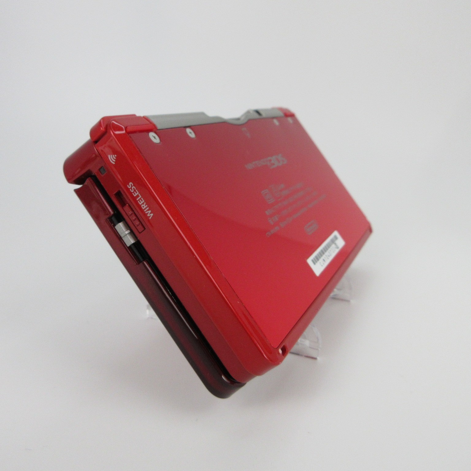 【Very Good】Nintendo 3DS Flare Red Console Box Charger Japanese Edition #Den0816