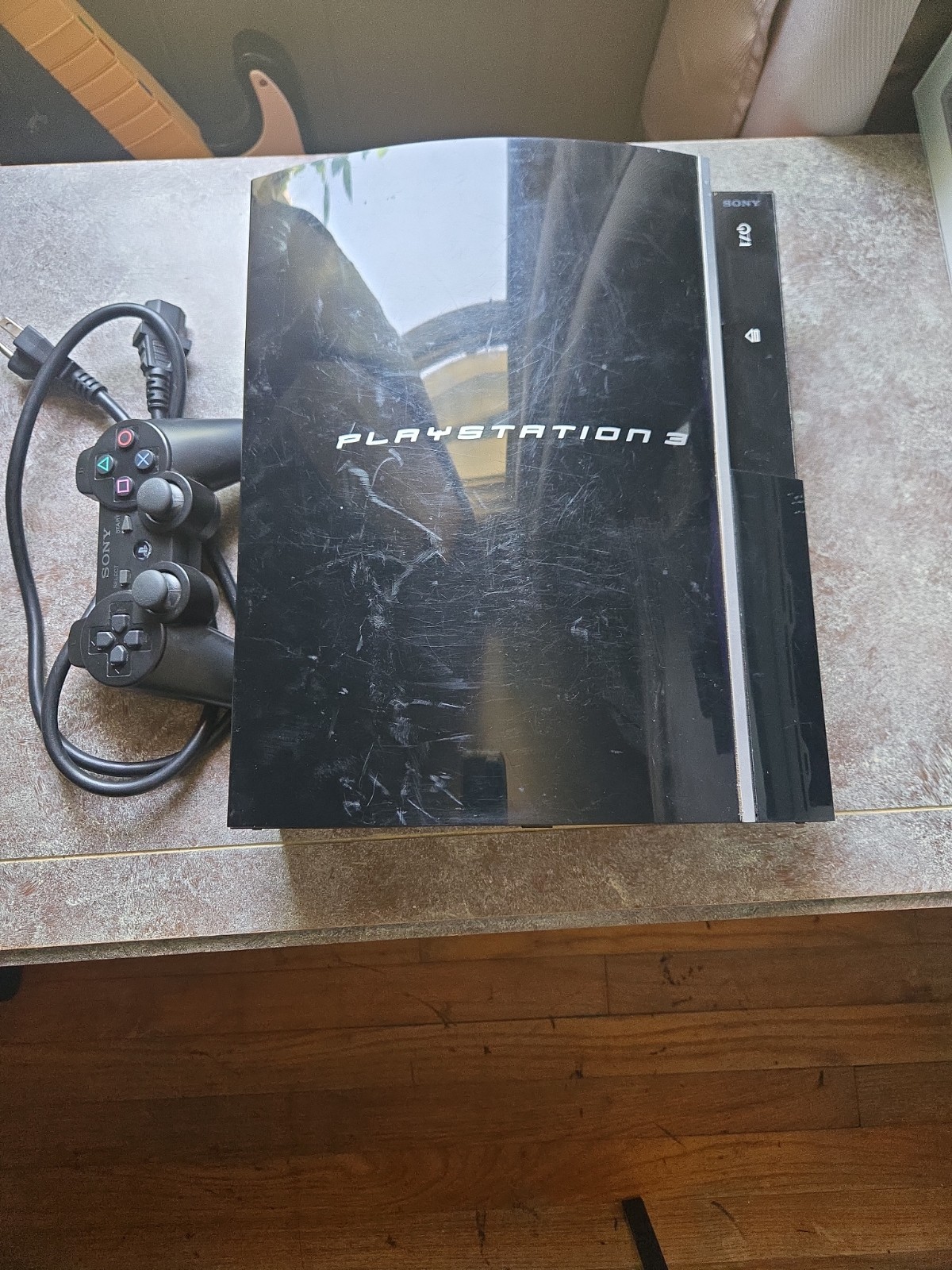 Sony PlayStation PS3 Fat CECHL01 40GB Console Bundle with Cable and Controller