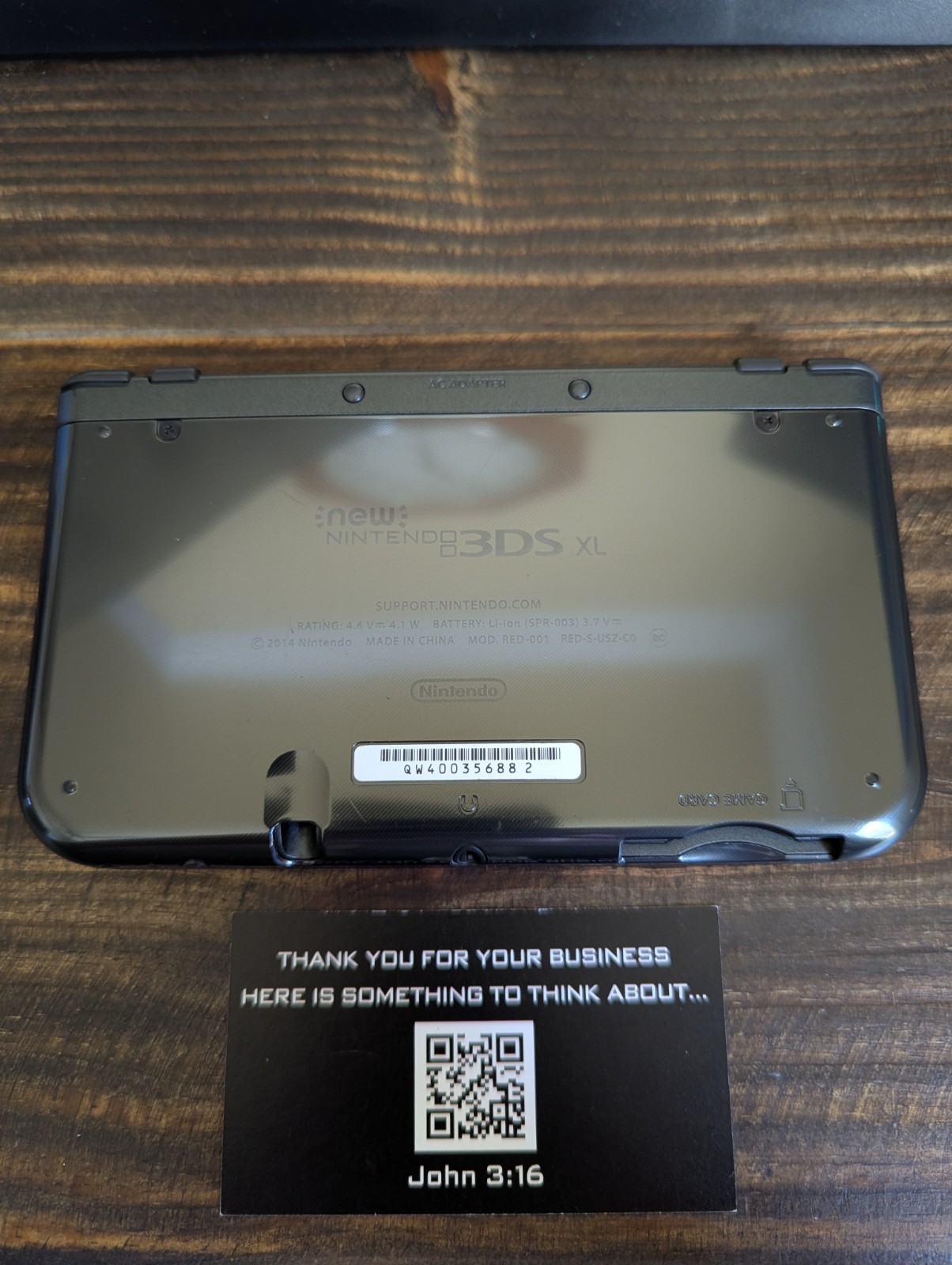 Nintendo New 3DS XL Black Console Dead Pixel Spot