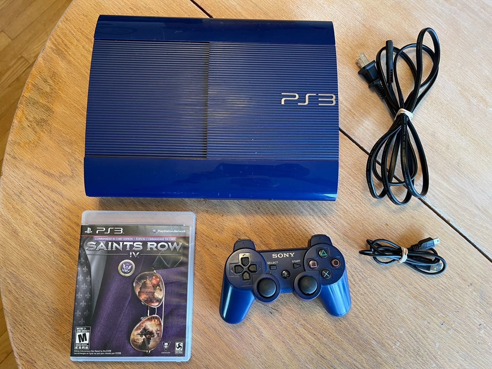 Sony Playstation 3 Super Slim Launch Edition 250GB Azurite Blue Console