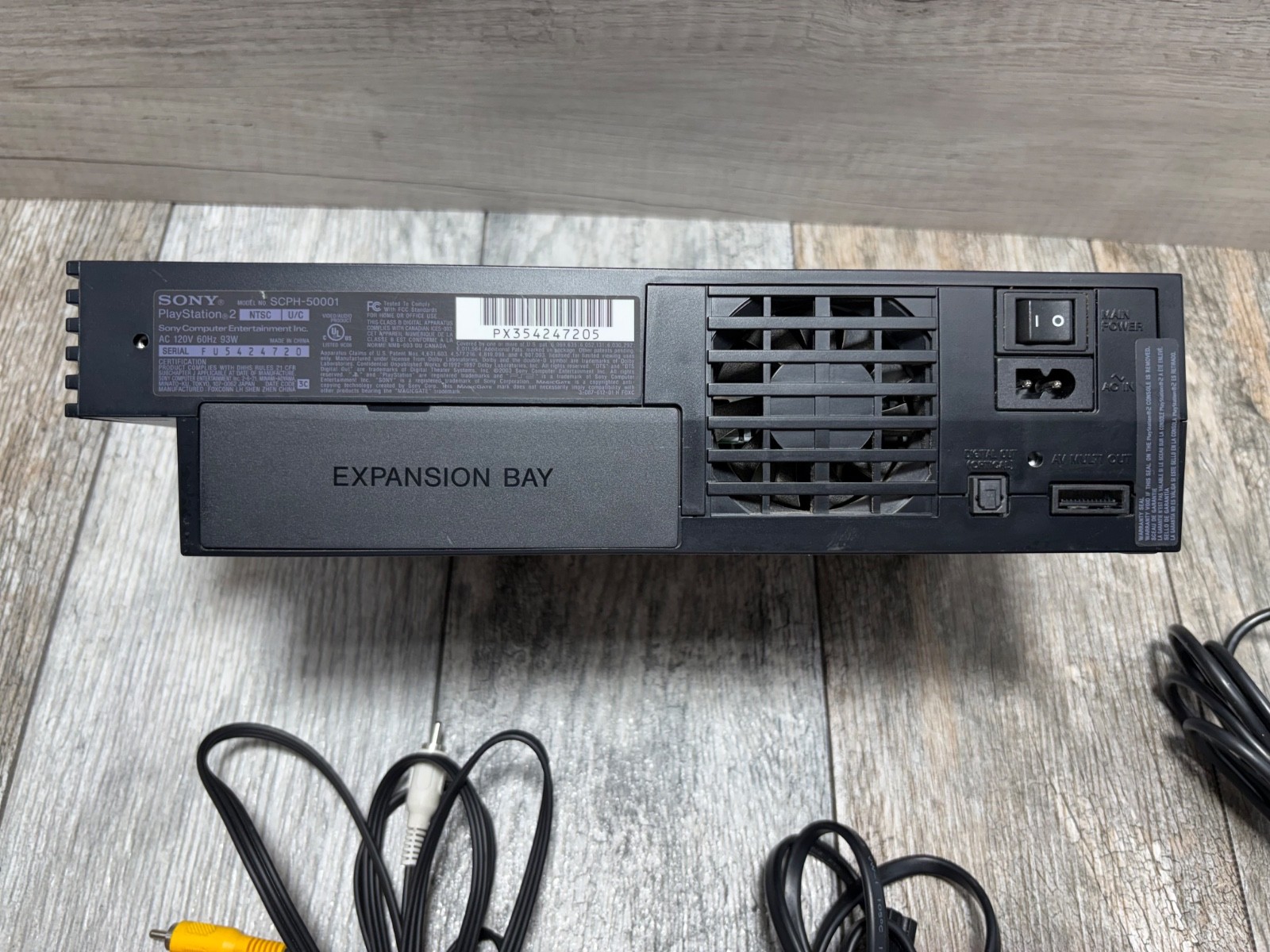 Sony Playstation 2 Fat SCPH-50001 Bundle With 1 Controller