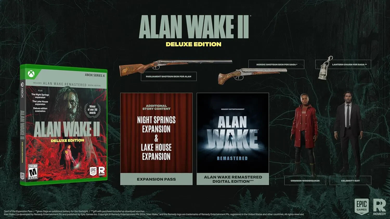 Alan Wake II [Deluxe Edition] Xbox Series X Brand New Game Special [US 2024]